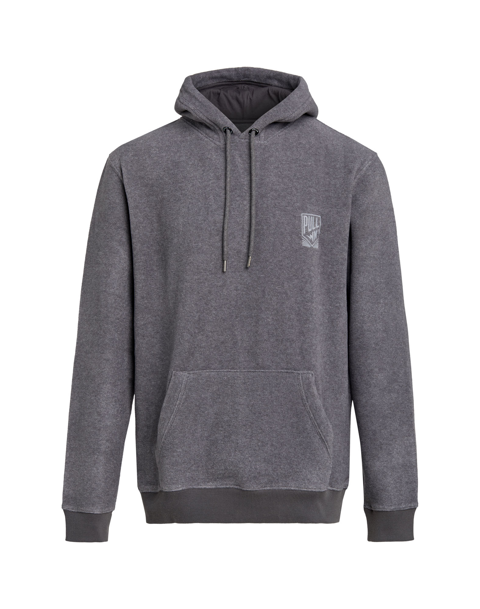 sweat a capuche polaire polardkgrey PULLIN en polyester