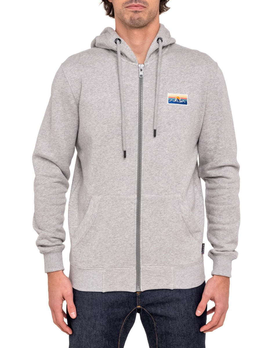 sweat homme à capuche risinggrey PULLIN en coton