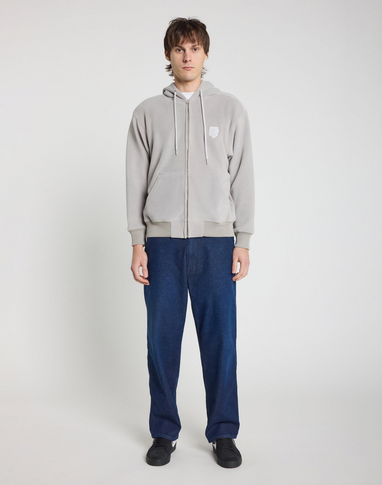 sweat homme à capuche sherpagrey PULLIN en polyester