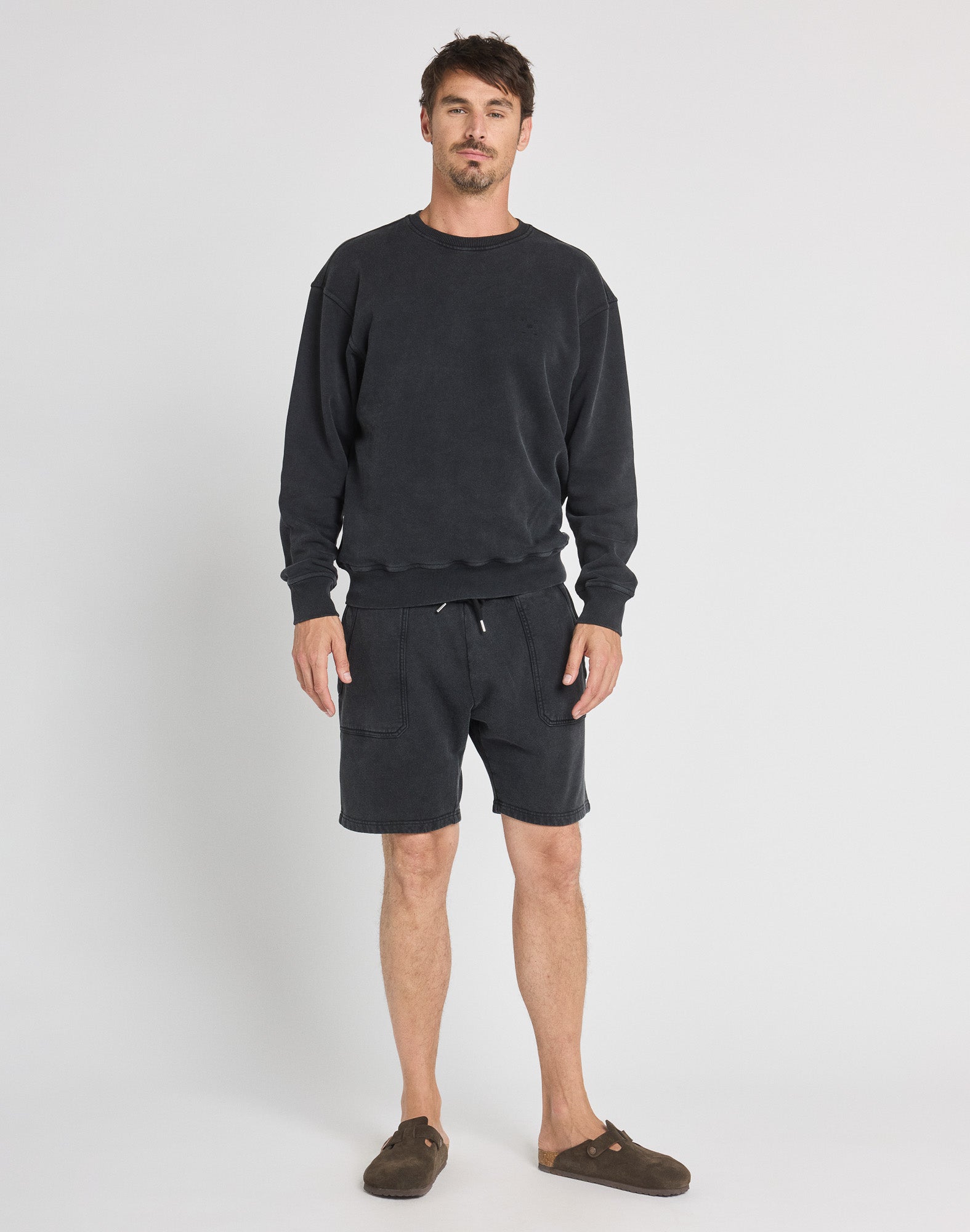 jogging short plaindark PULLIN