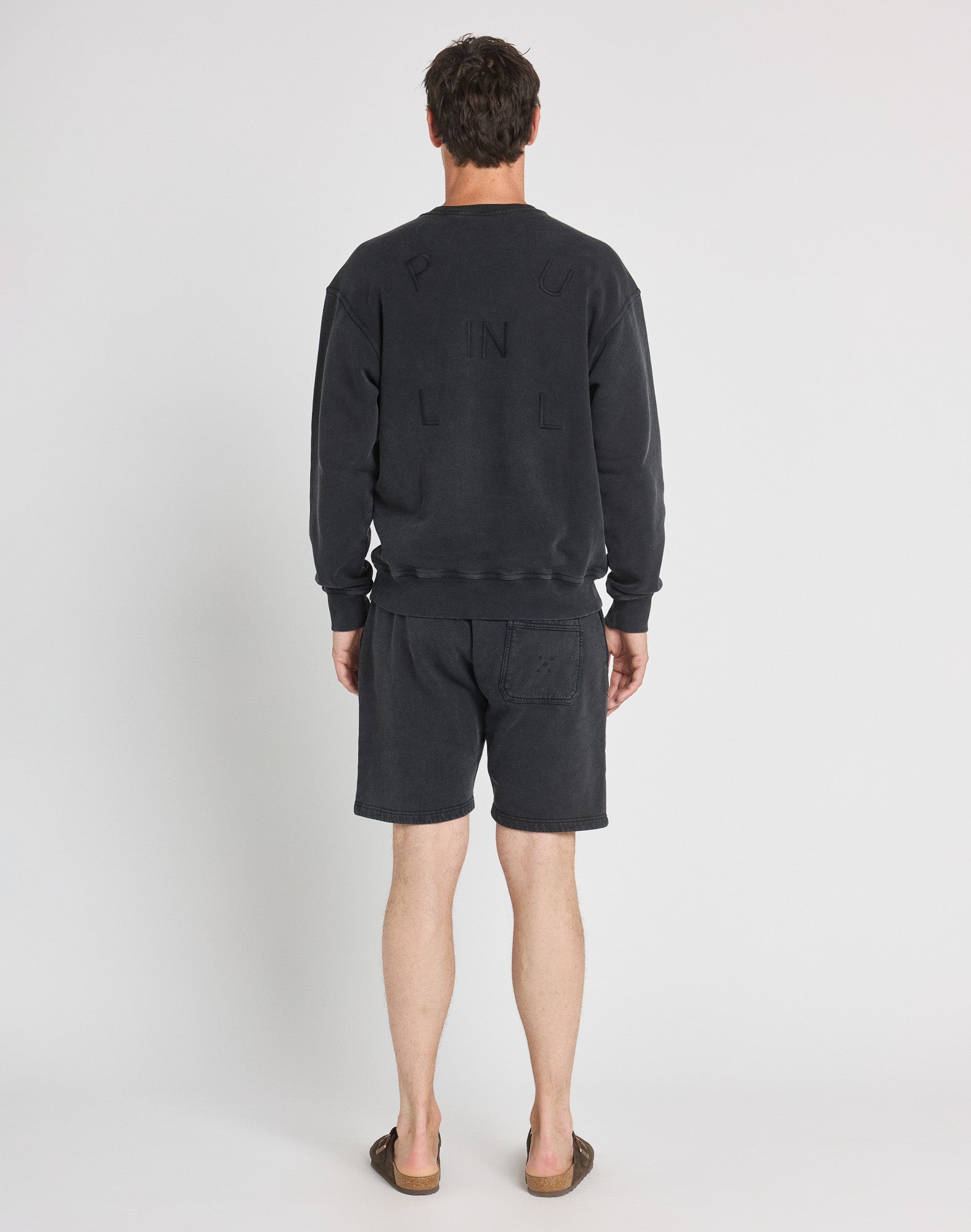 jogging short plaindark PULLIN