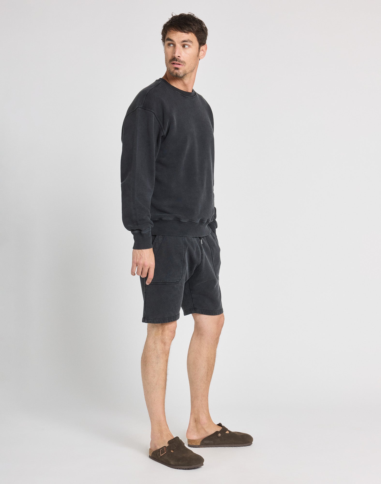 jogging short plaindark PULLIN