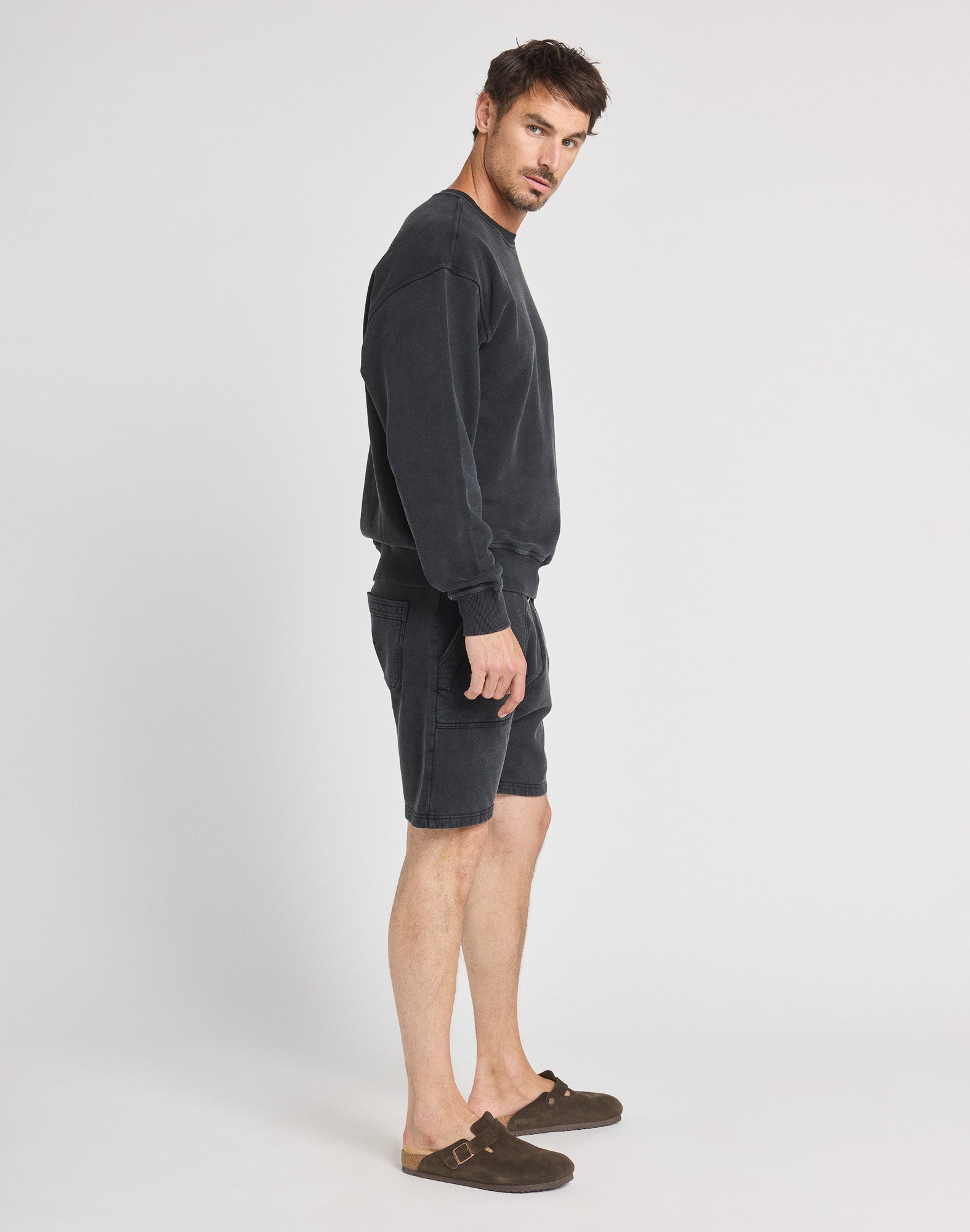 jogging short plaindark PULLIN