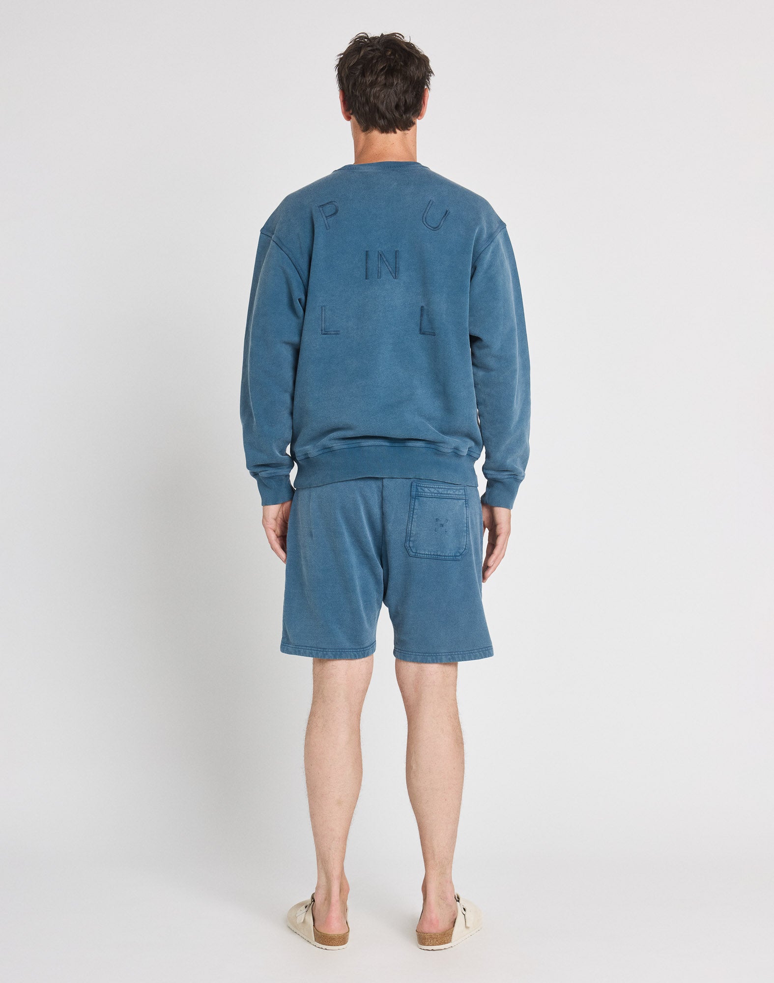 jogging short plainnavy PULLIN