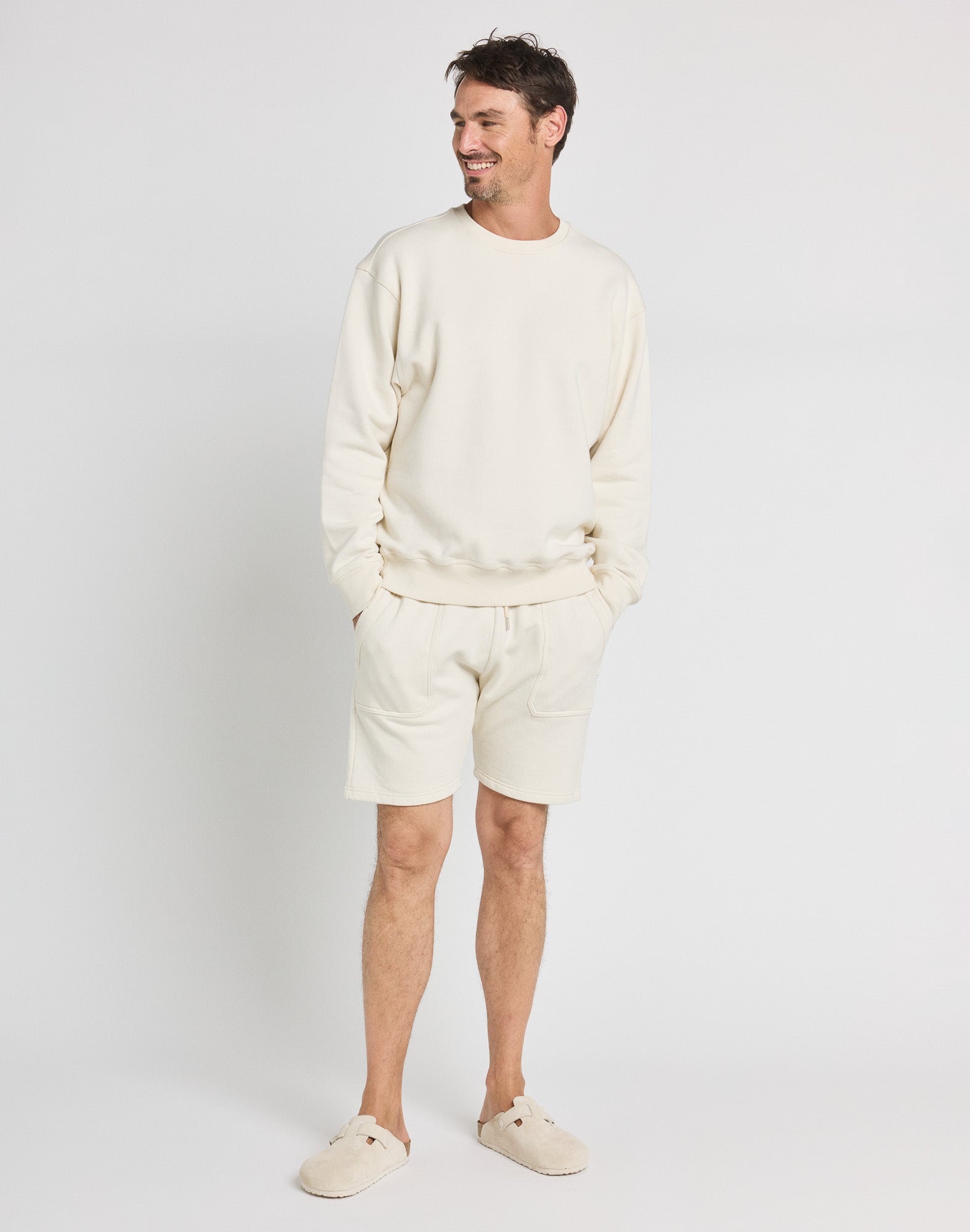 jogging short plainraw PULLIN