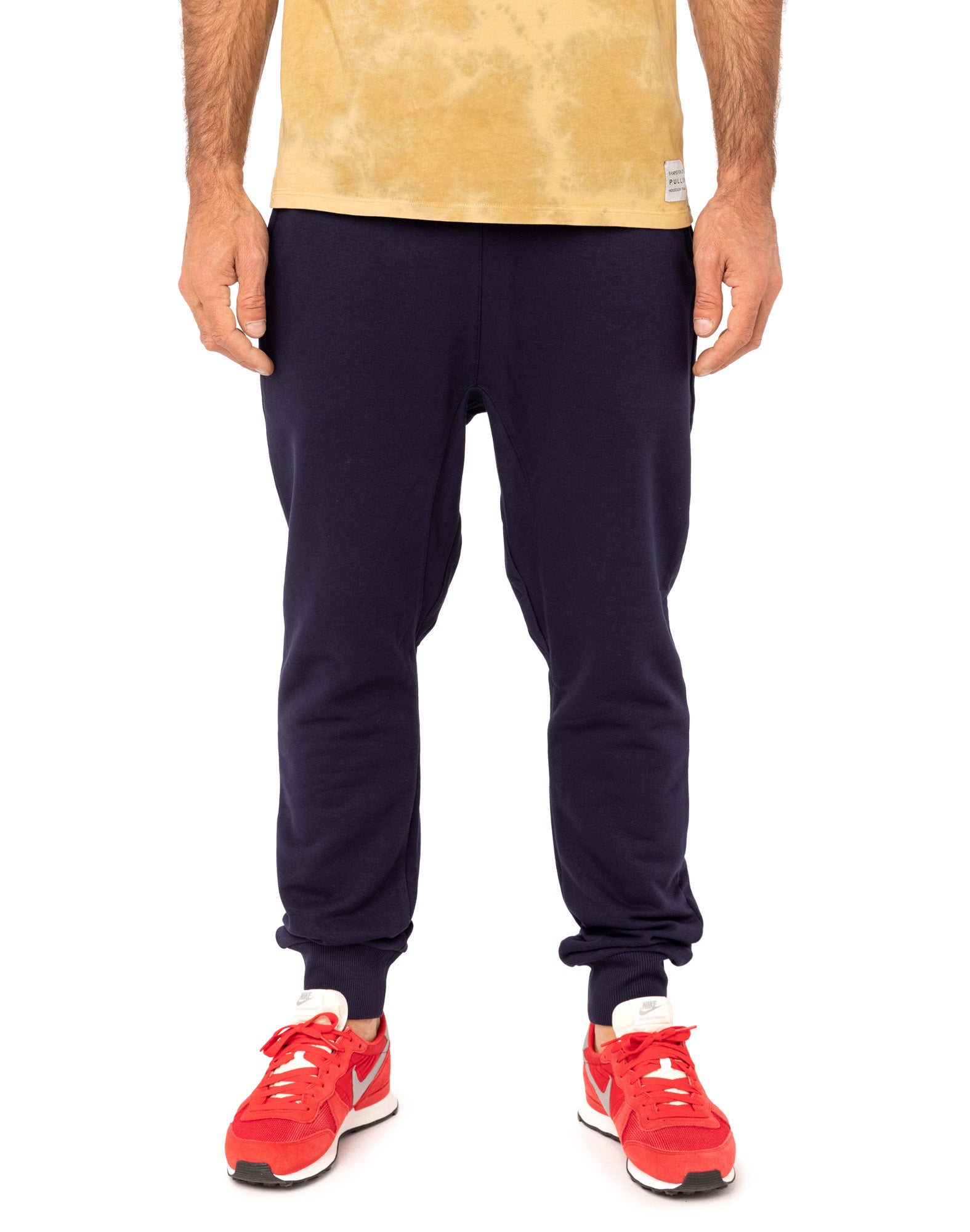 jogging loose navy19 PULLIN en coton