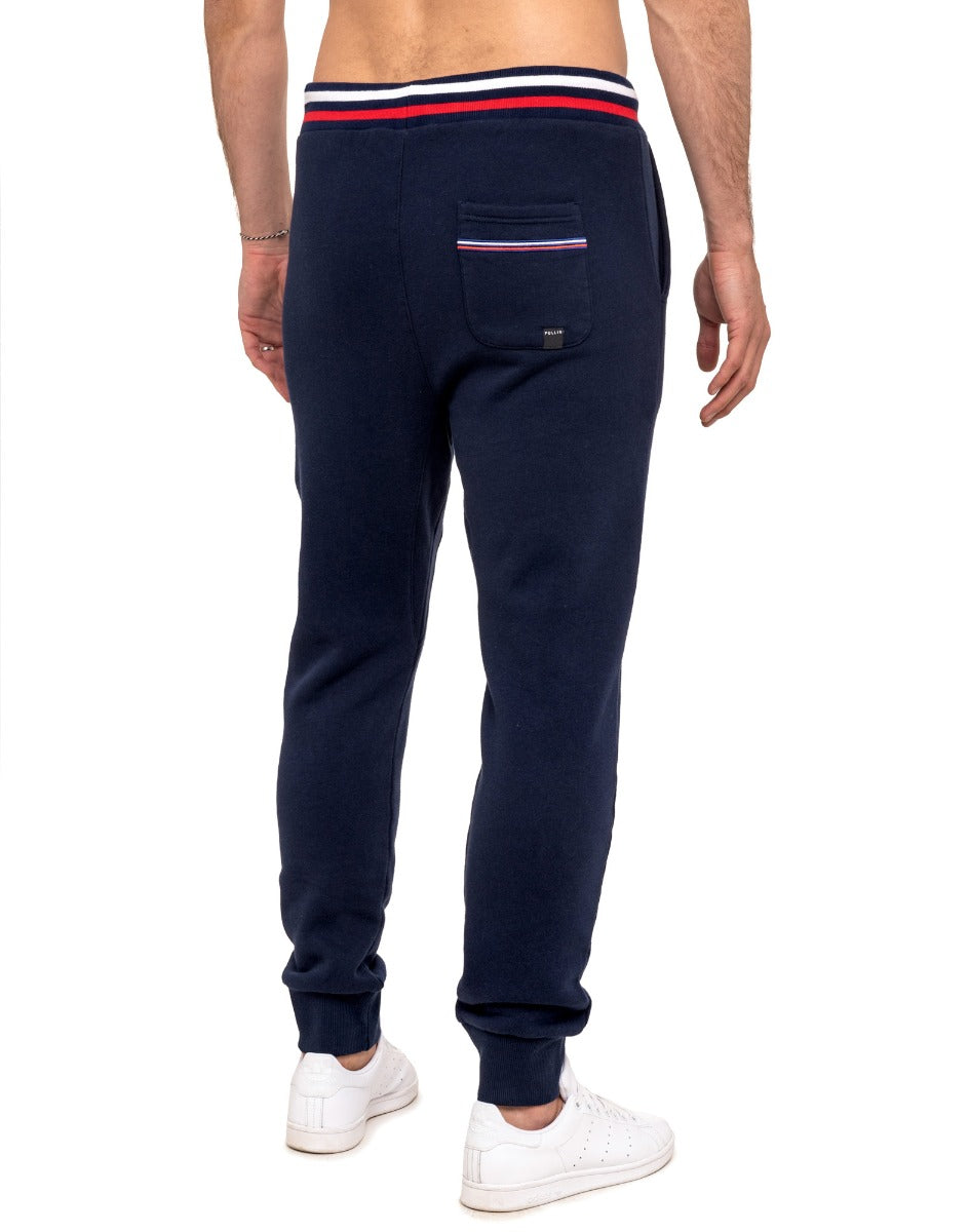 jogging loose navy21 PULLIN en coton