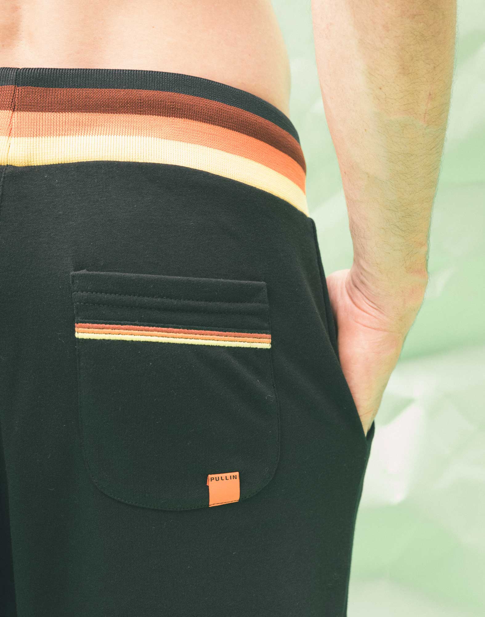 jogging loose vintageblack PULLIN en coton