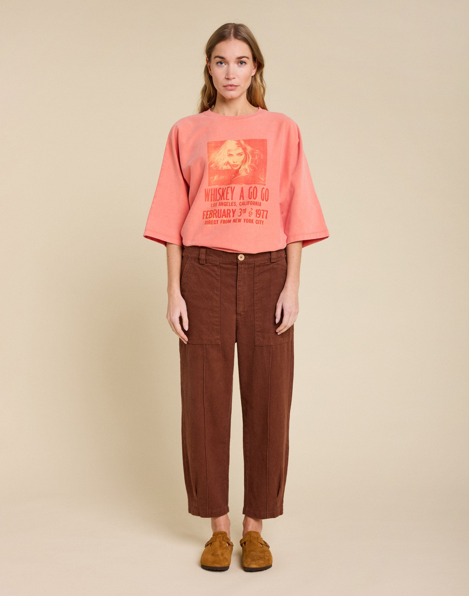 pantalon kendal mocha PULLIN en lin