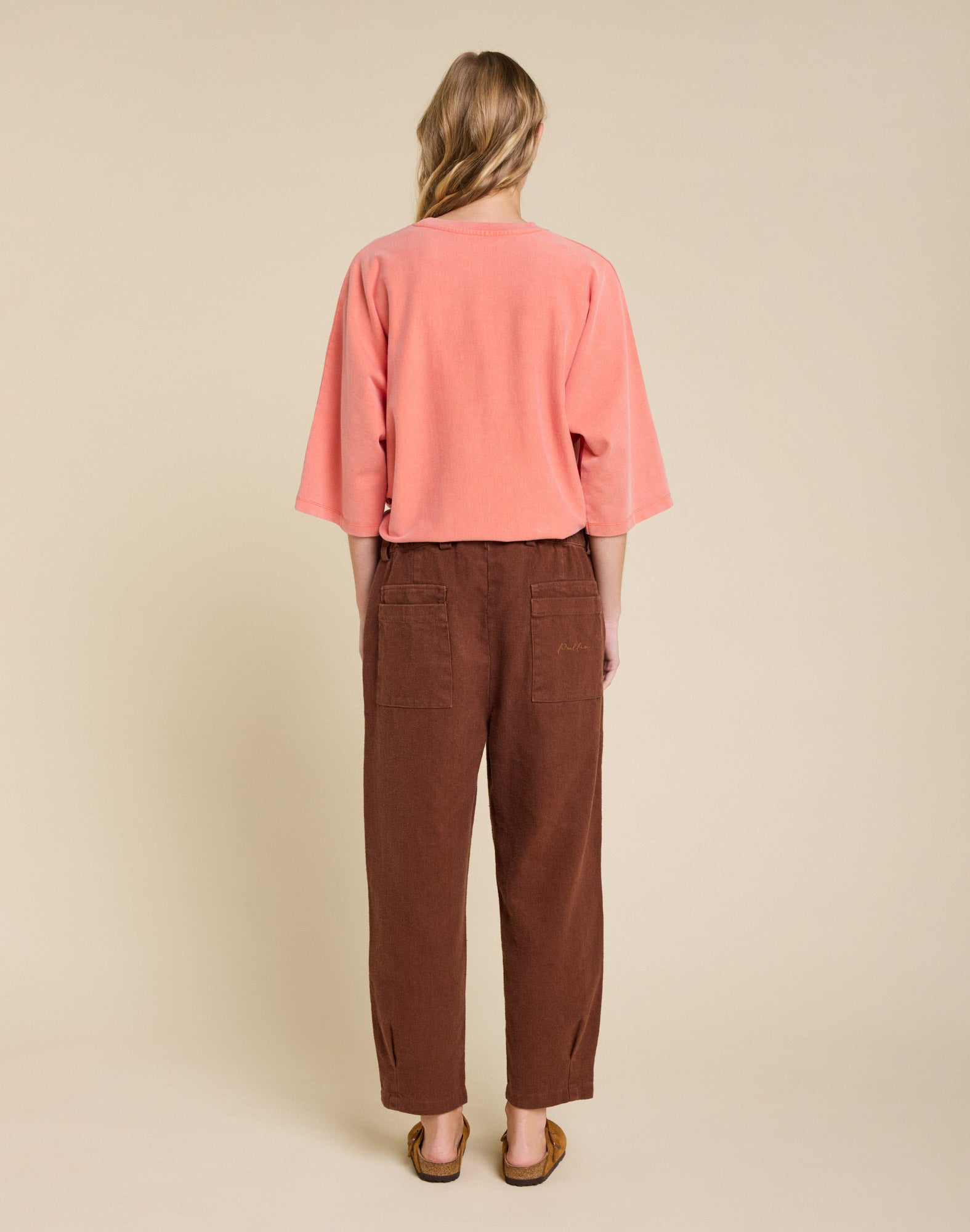 pantalon kendal mocha PULLIN en lin