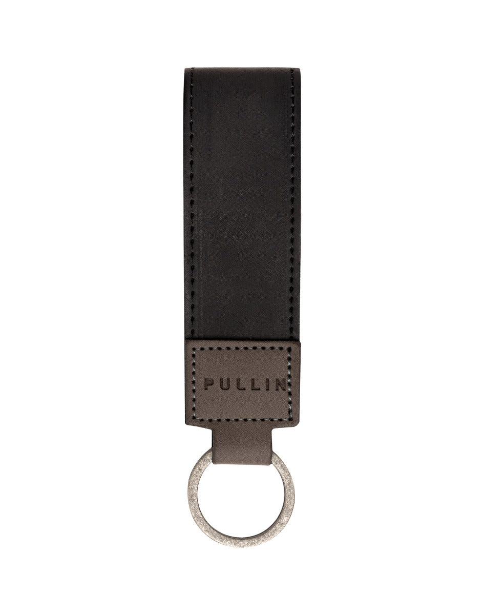 keyholder blkgrey PULLIN en leather