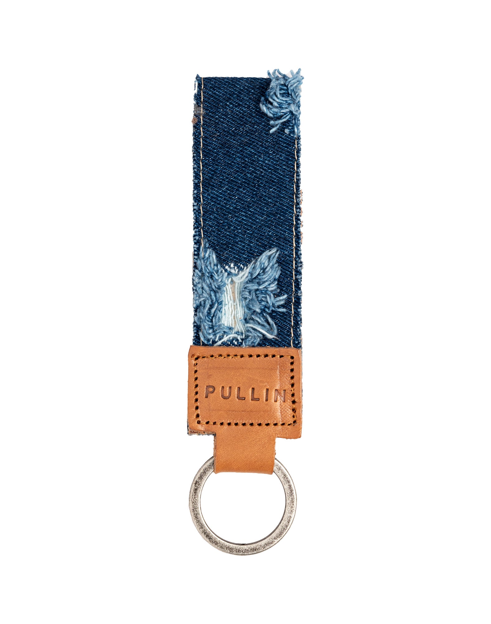 keyholder bluedenim PULLIN en coton