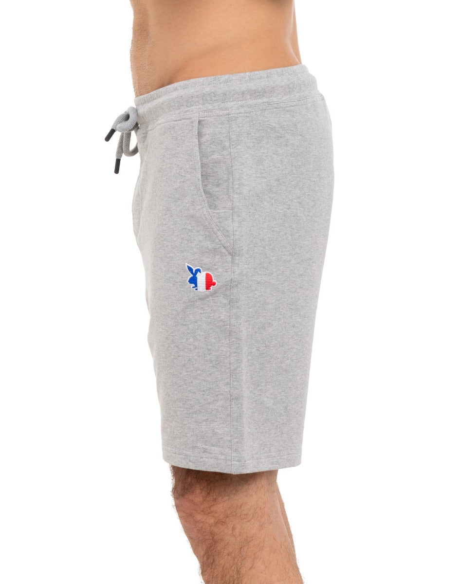 jogging short homme hgrey PULLIN en coton