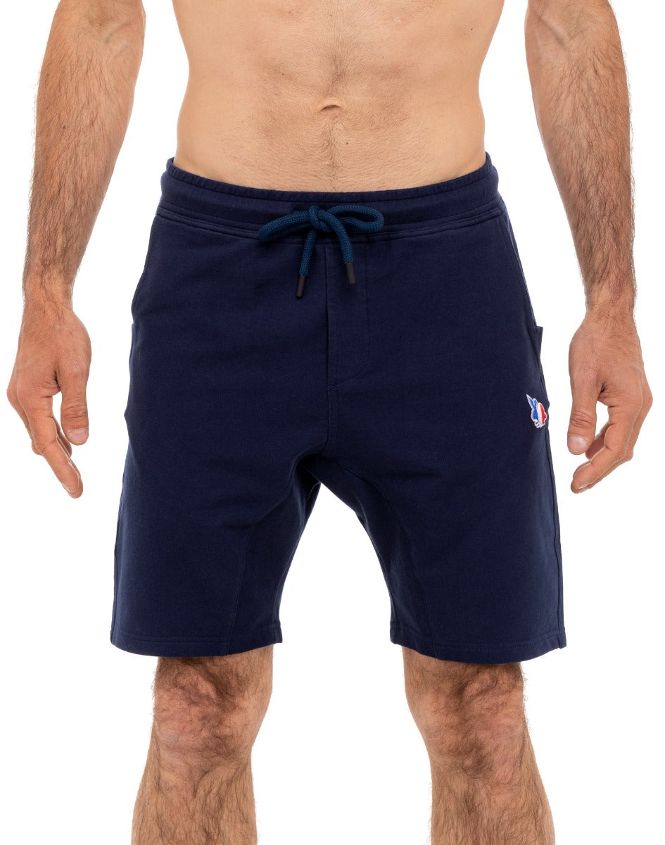 jogging short homme navy PULLIN en coton