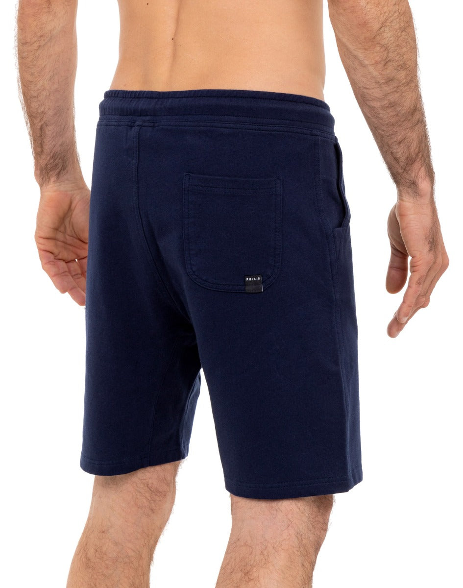 jogging short homme navy PULLIN en coton