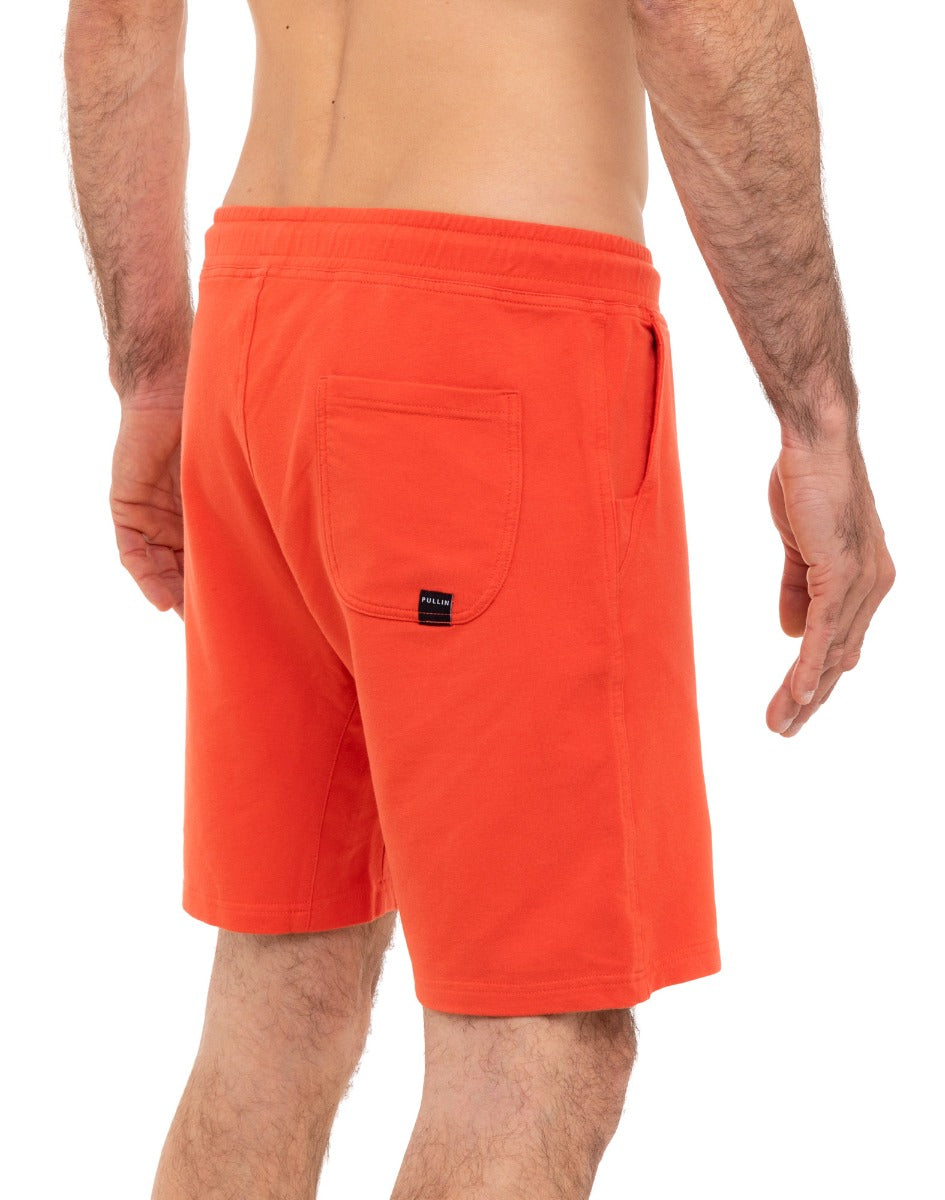 jogging short homme paprika PULLIN en coton