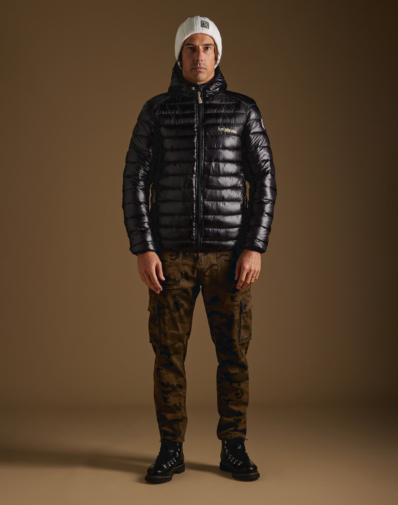 doudoune black PULLIN en nylon