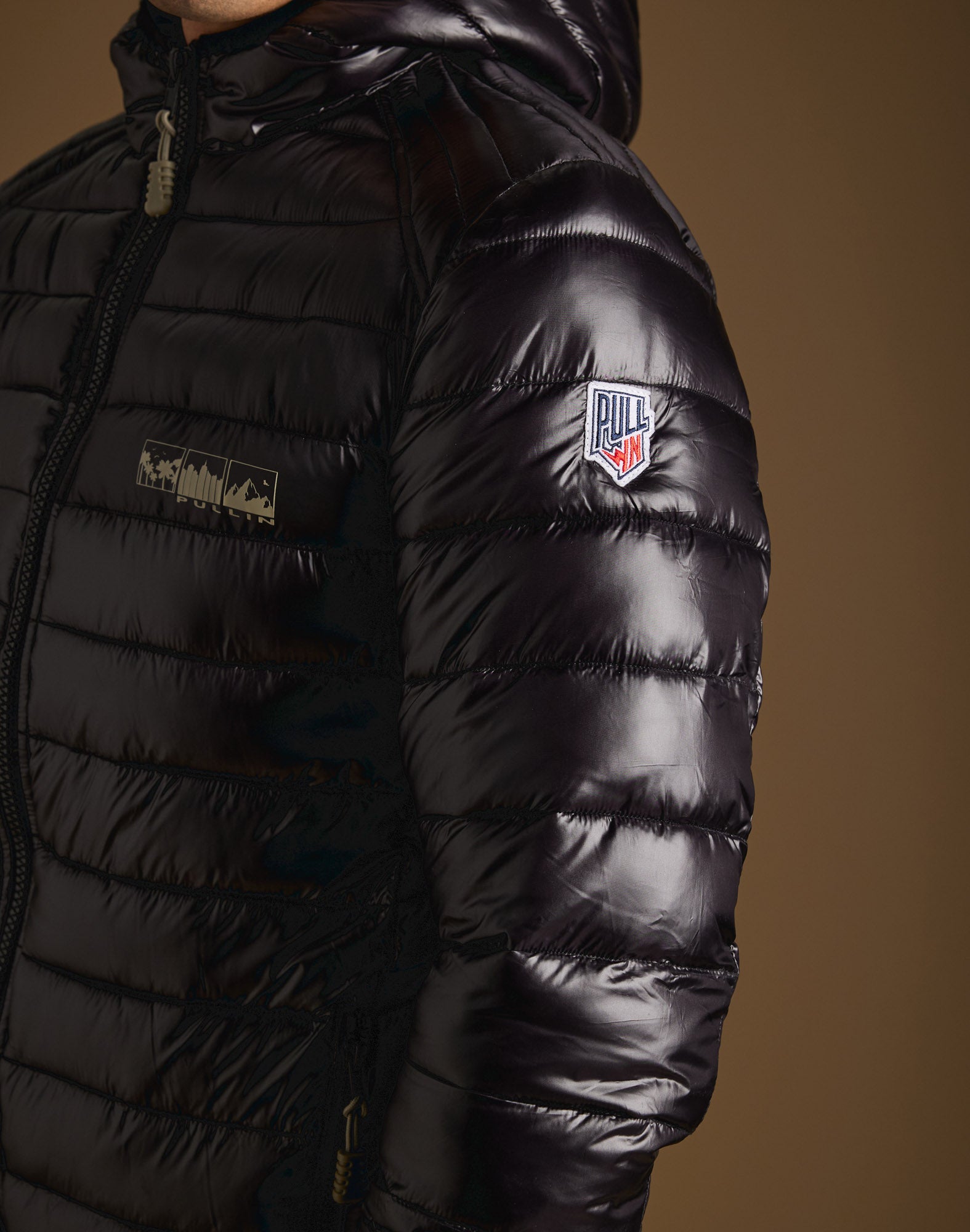 doudoune black PULLIN en nylon