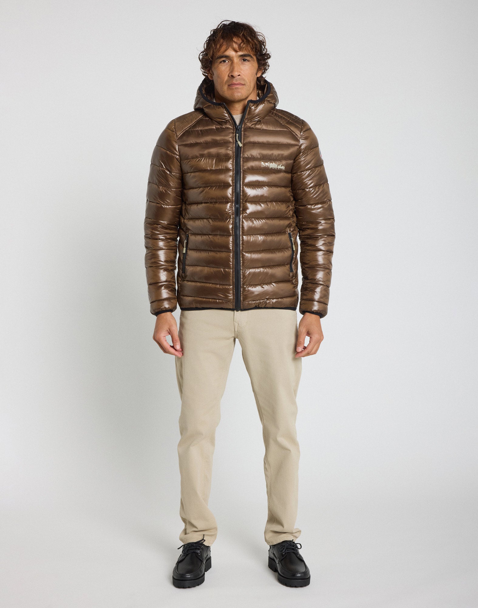 doudoune homme lucky browny PULLIN en nylon