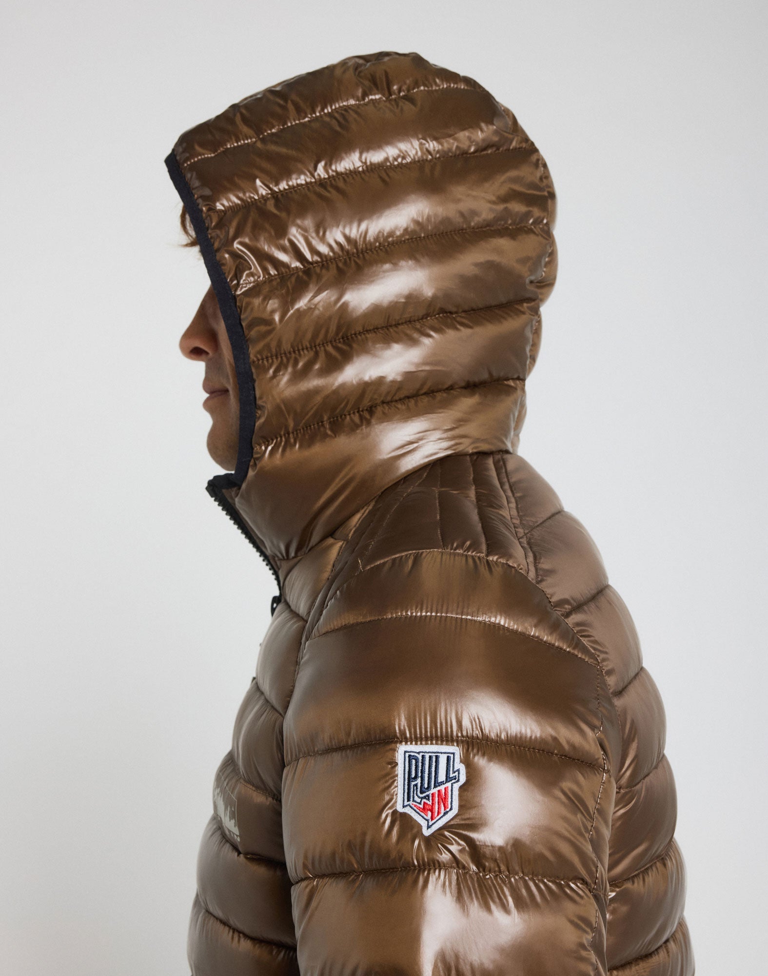 doudoune homme lucky browny PULLIN en nylon