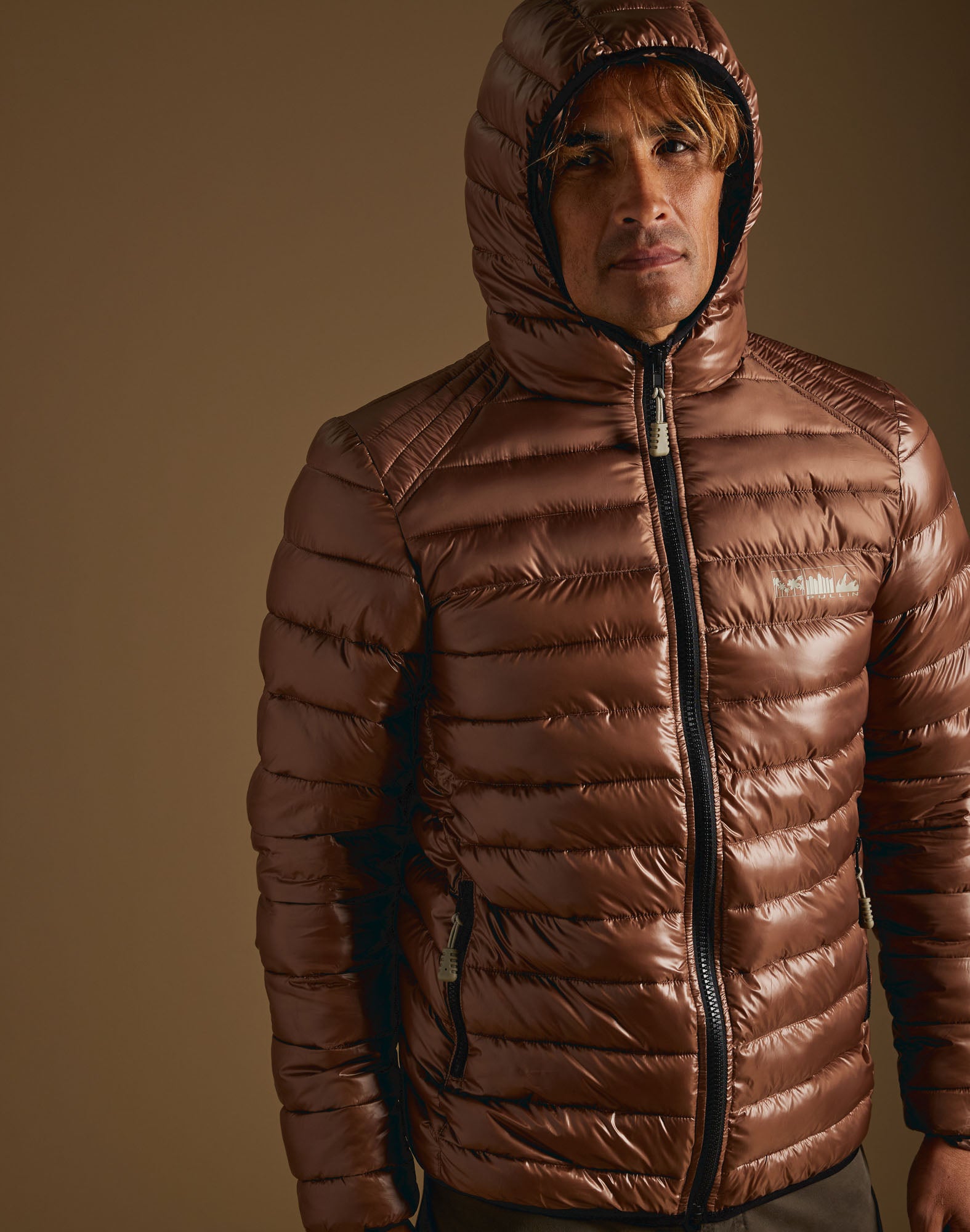 doudoune orange PULLIN en nylon