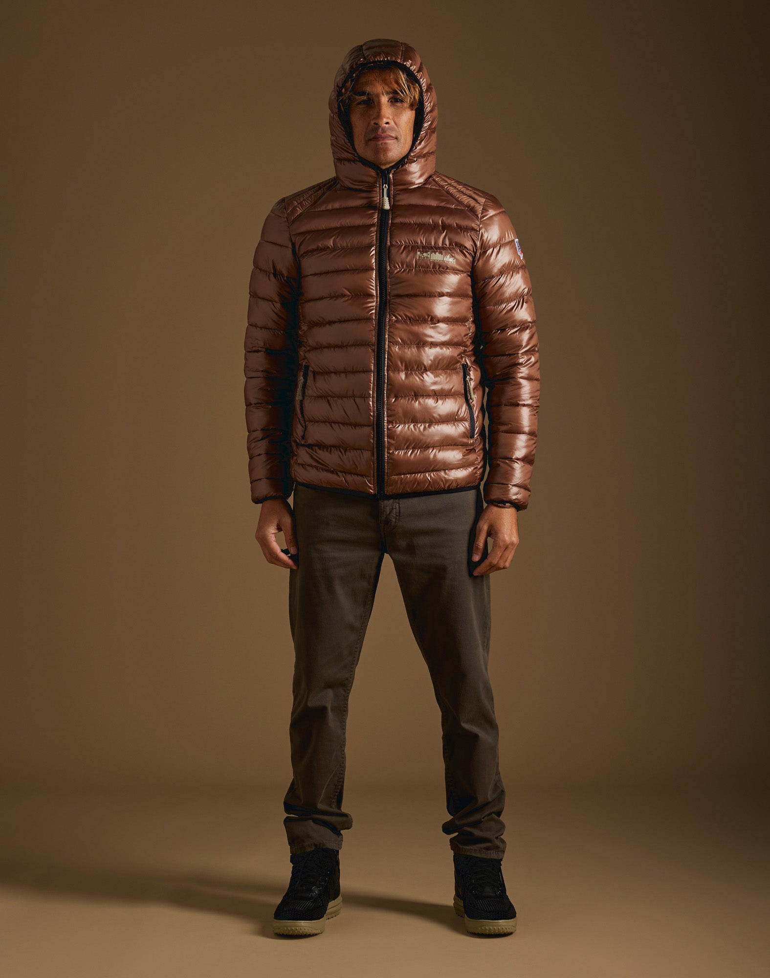 doudoune orange PULLIN en nylon