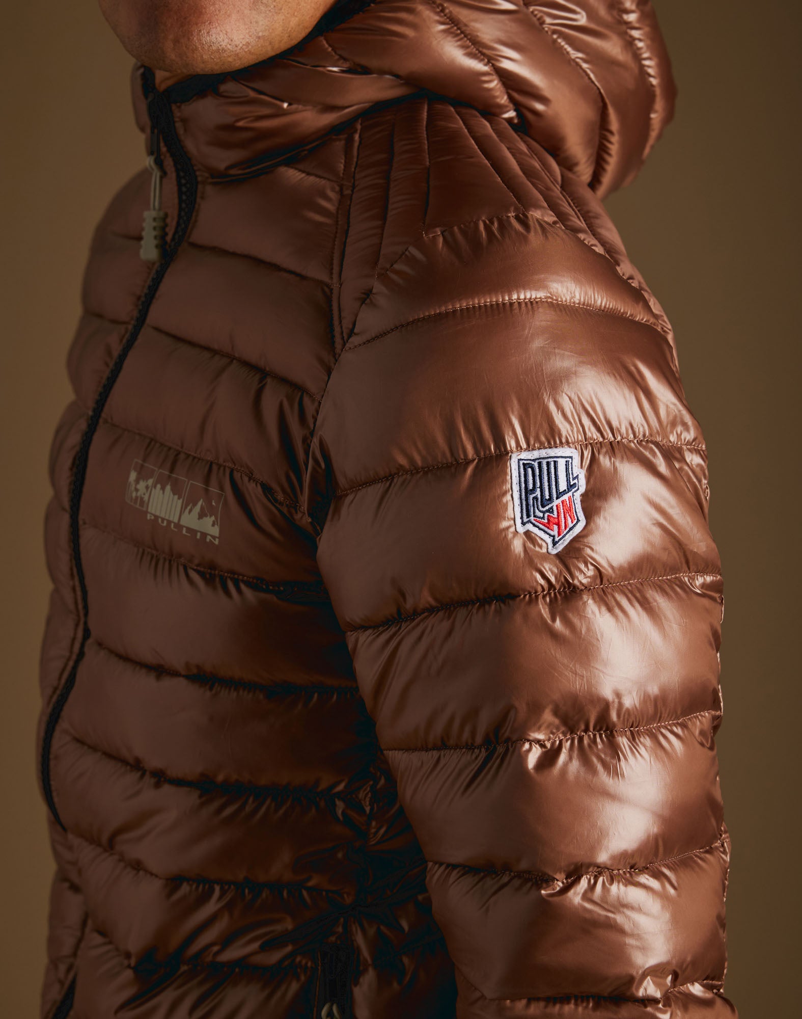 doudoune orange PULLIN en nylon