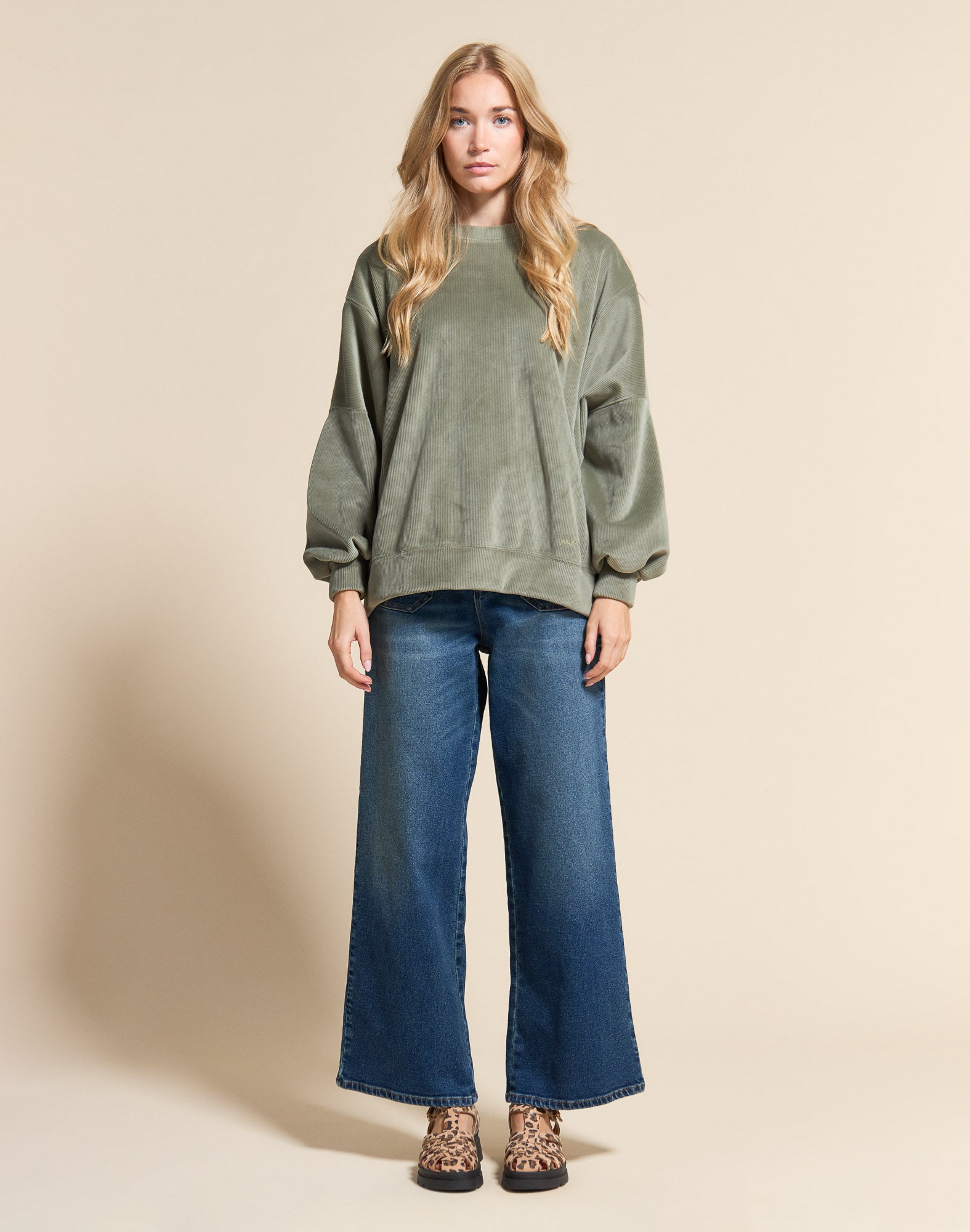 crewneck femme madison leaf PULLIN