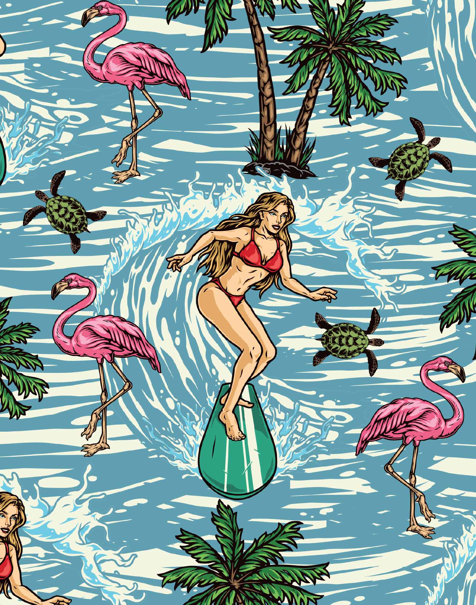 boxer court aquasurf PULLIN en lycra