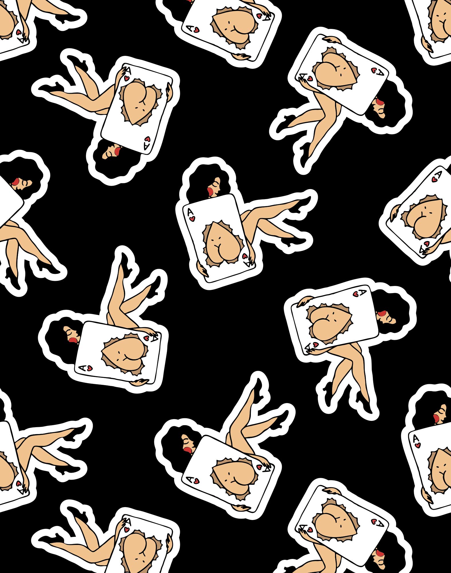 boxer court assdecoeur PULLIN en lycra