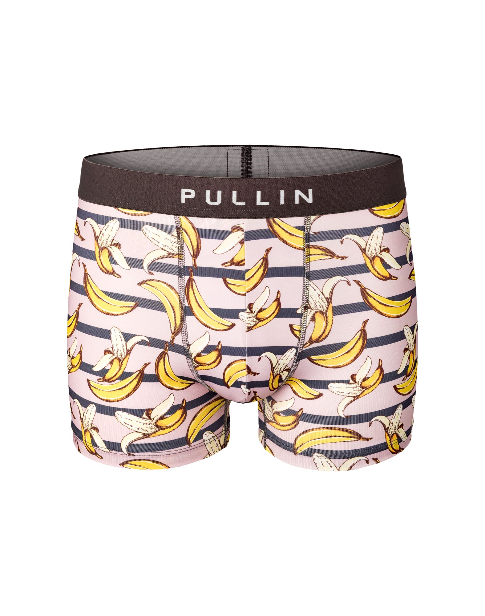 boxer court bananastripe PULLIN en polyester
