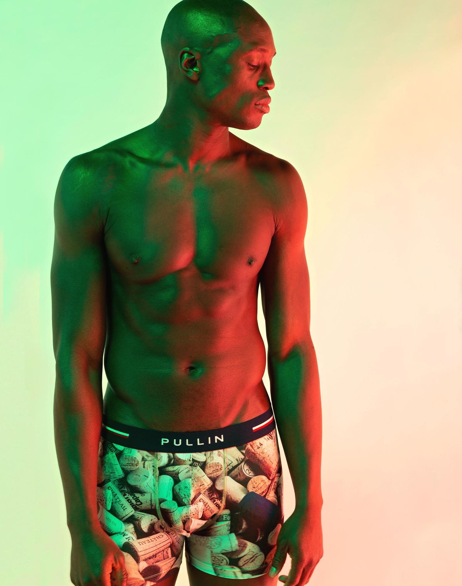 boxer court bouchon PULLIN en polyester