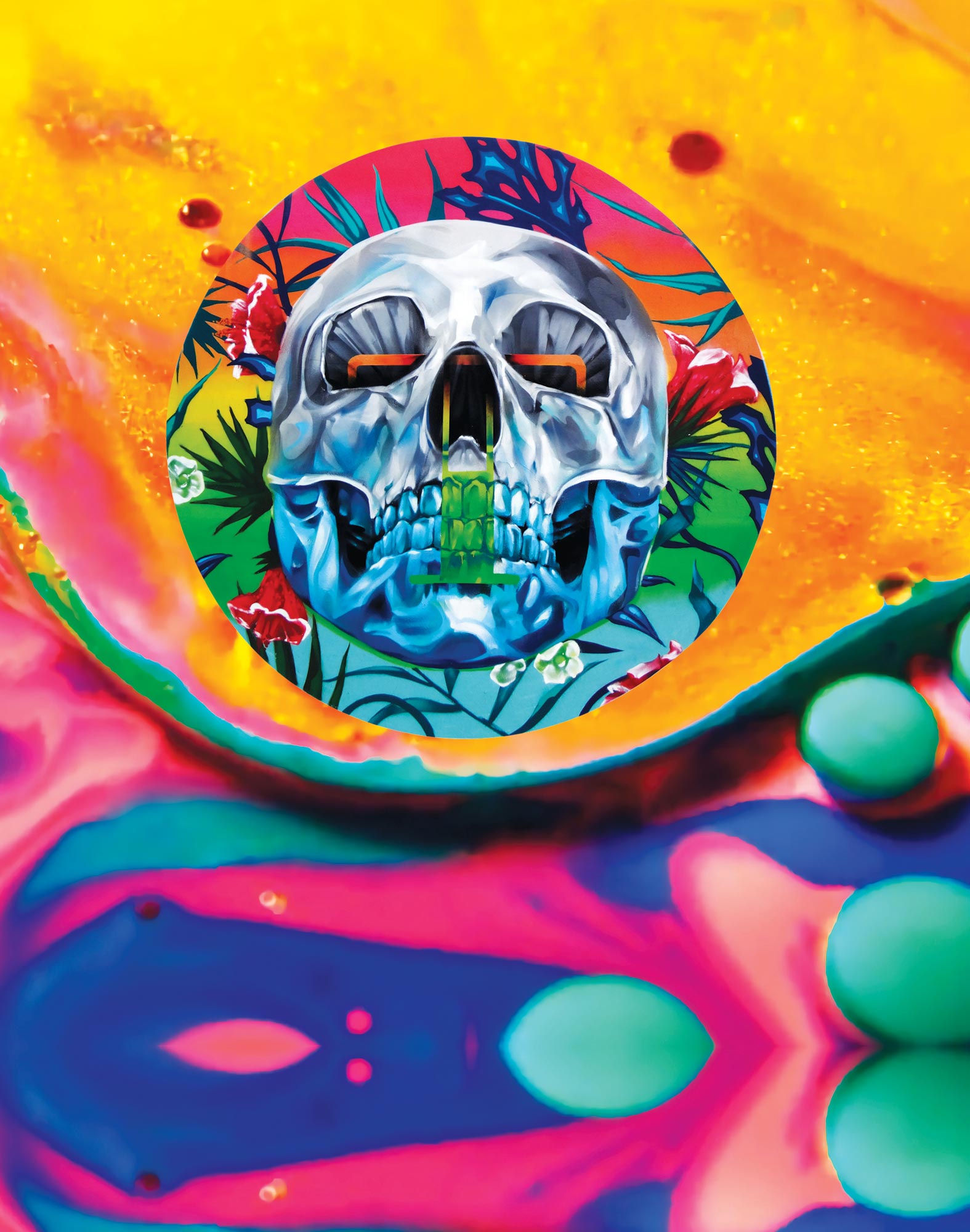 boxer court colorskull PULLIN en lycra