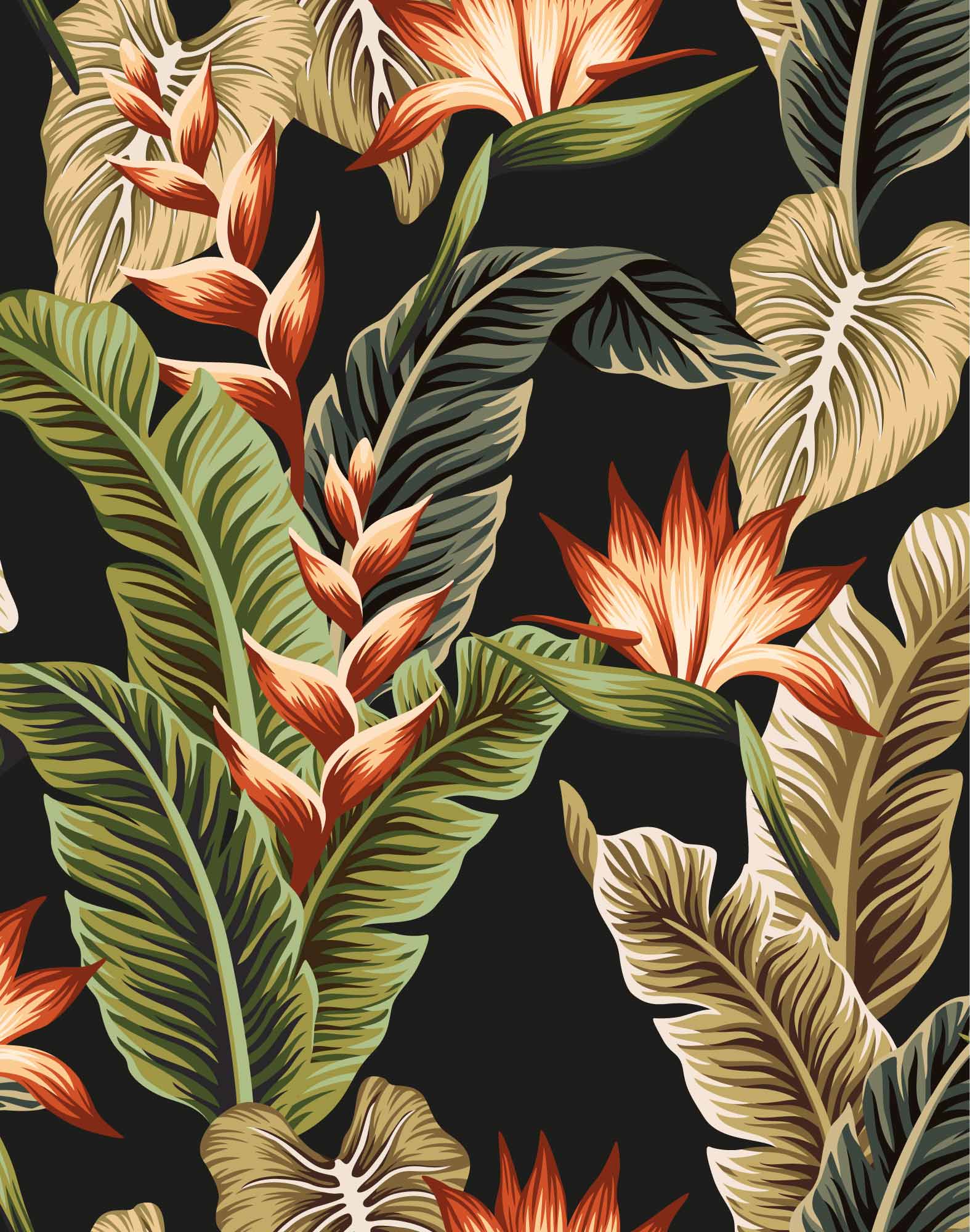 boxer homme boxer court darkfloral PULLIN en lycra