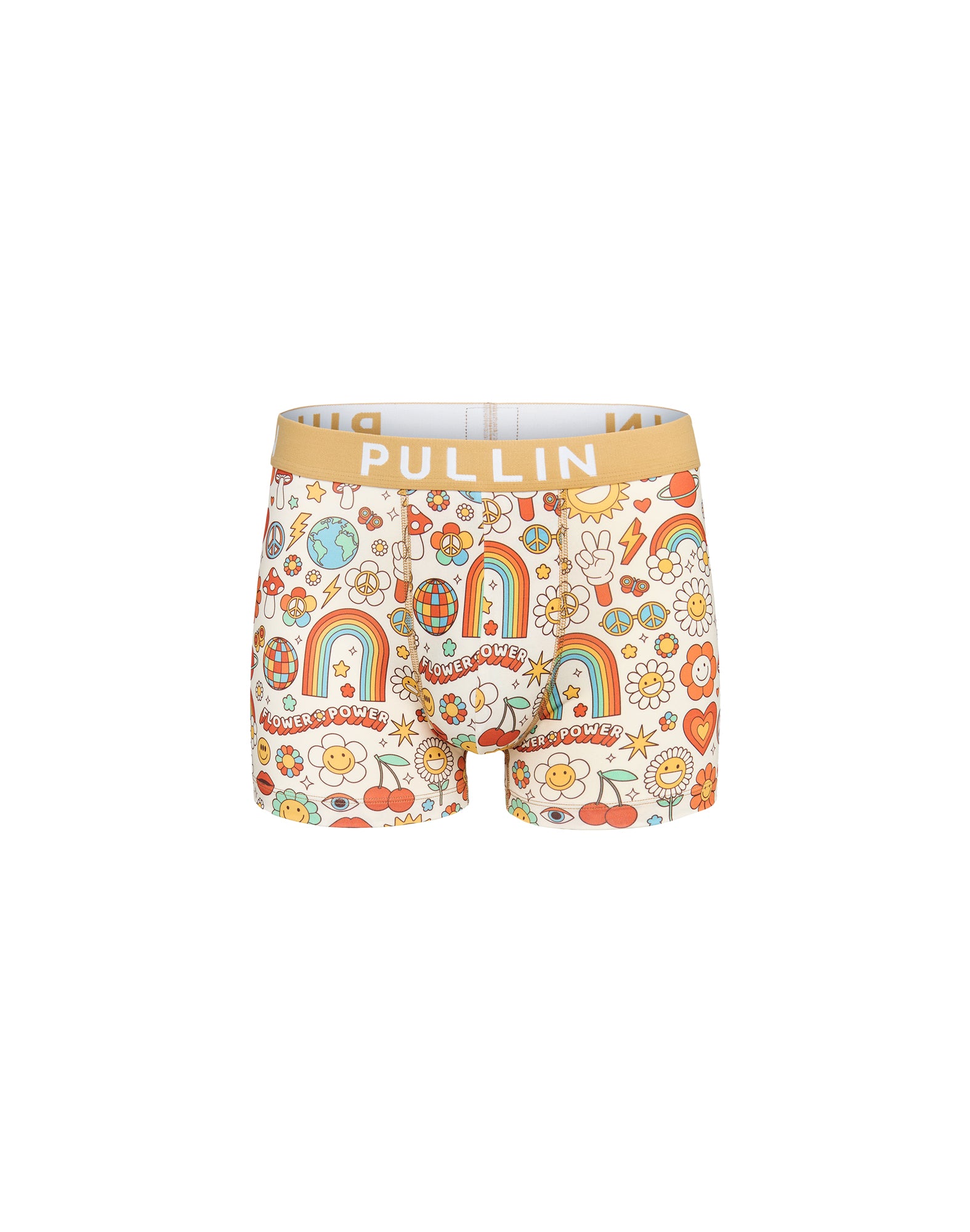 boxer court flowersp PULLIN en lycra