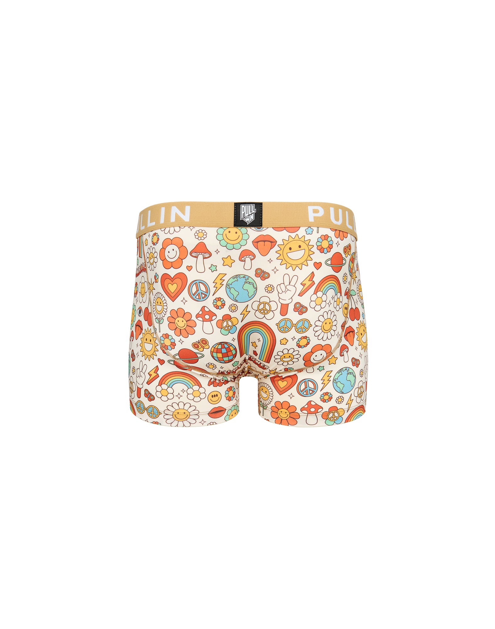 boxer court flowersp PULLIN en lycra