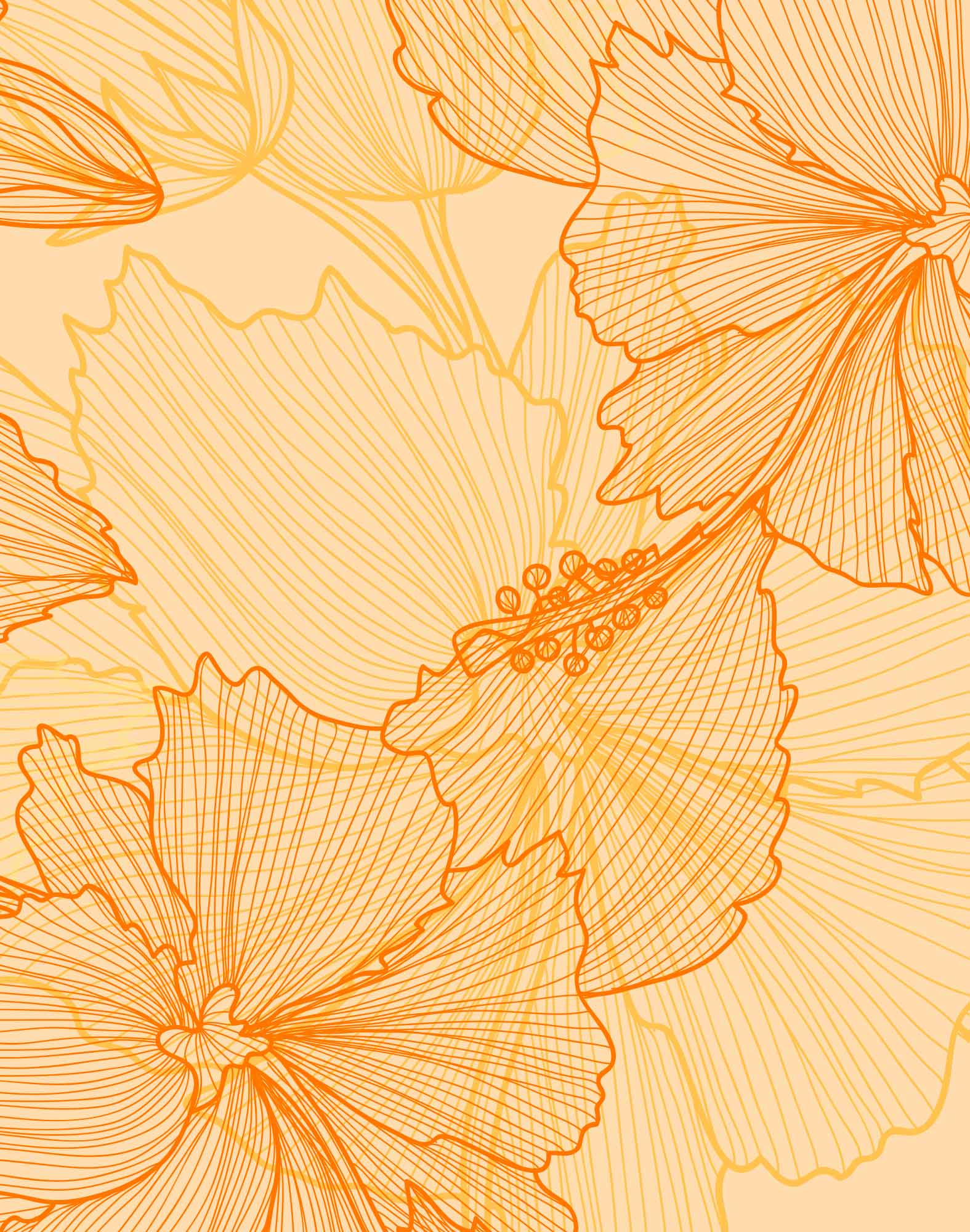 boxer court floworange PULLIN en lycra