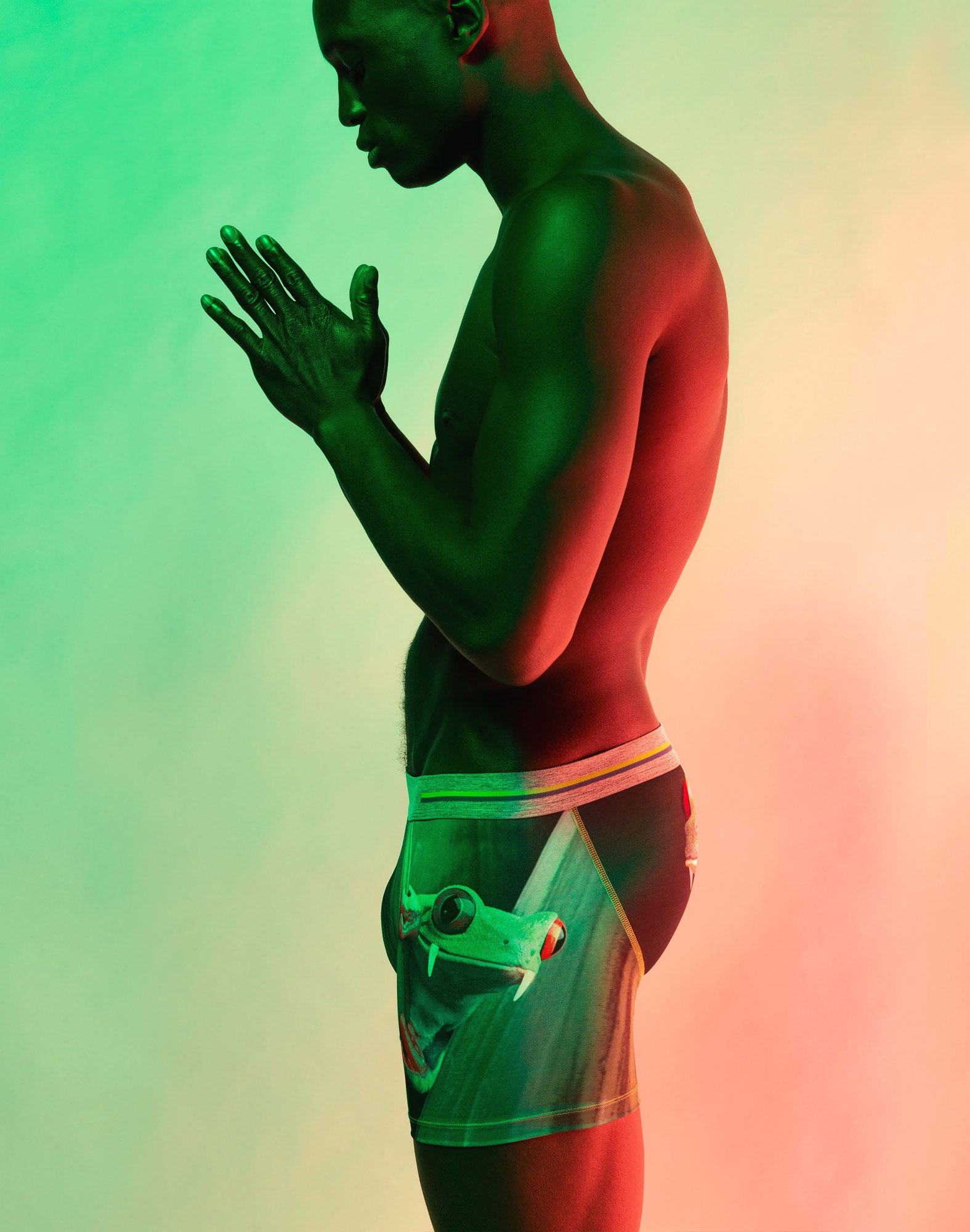 boxer court froggy PULLIN en polyester