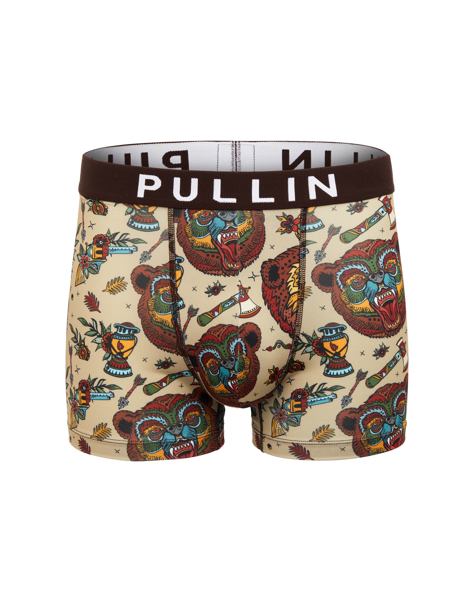 boxer court grizzly PULLIN en lycra