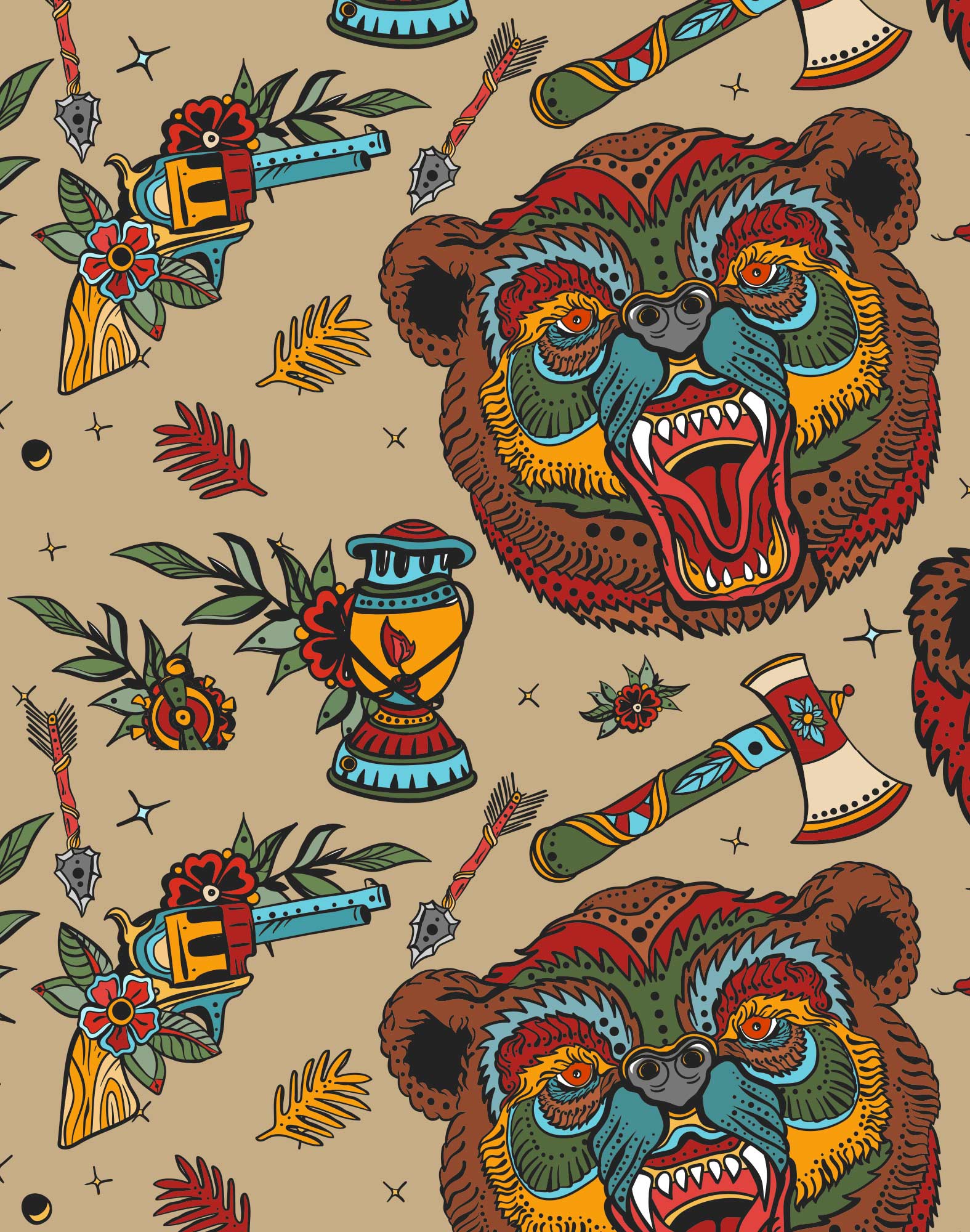 boxer court grizzly PULLIN en lycra