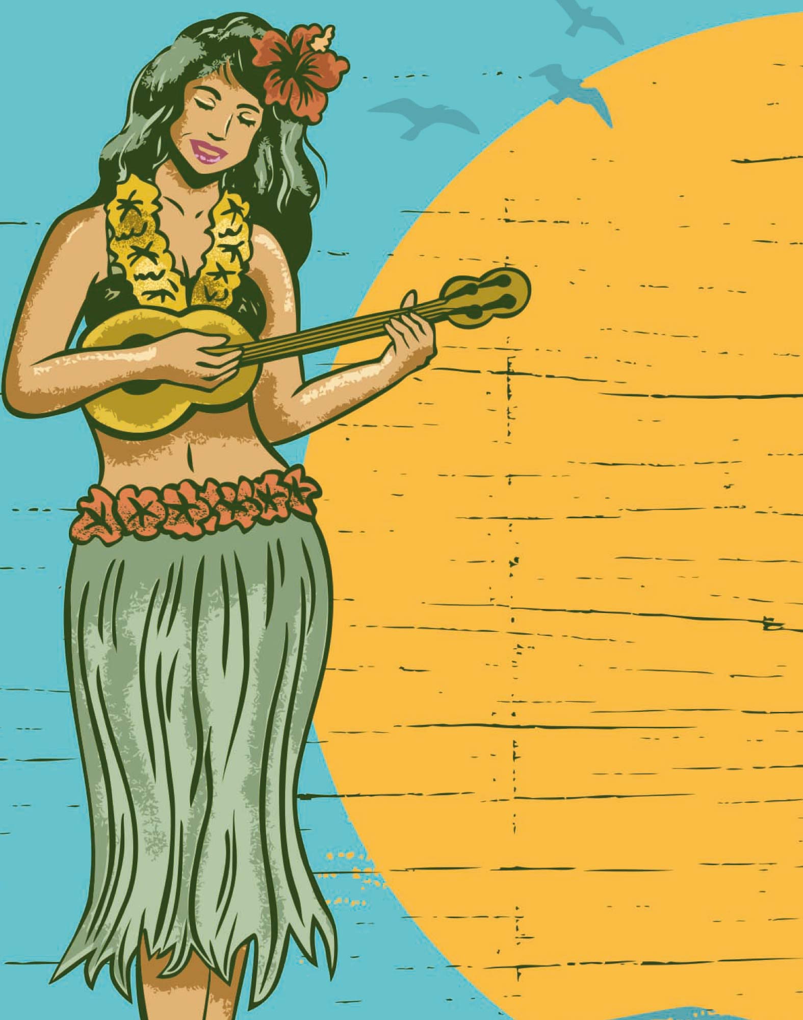 boxer court hawaiivahine PULLIN en lycra