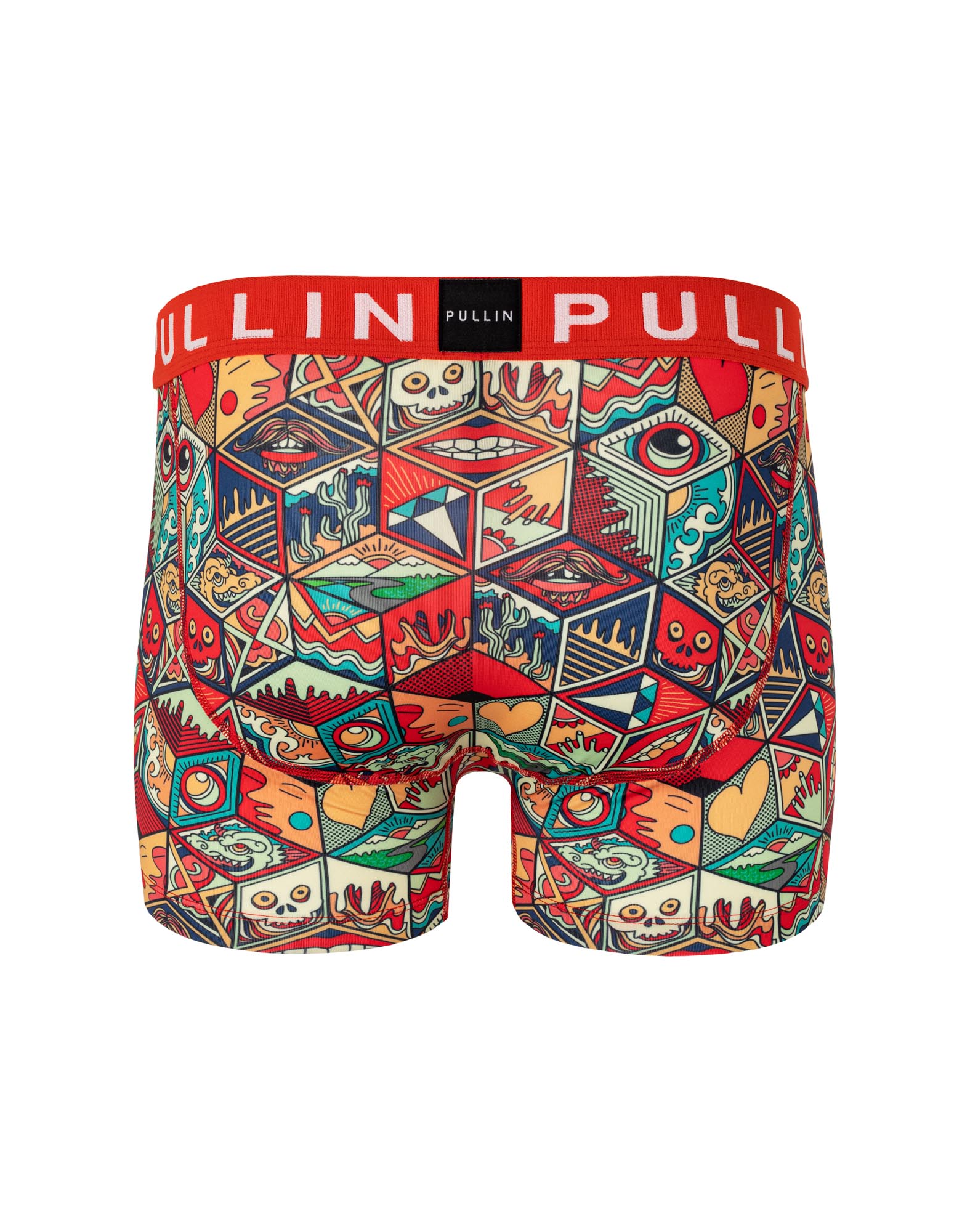 boxer homme boxer court hexacolor PULLIN en lycra