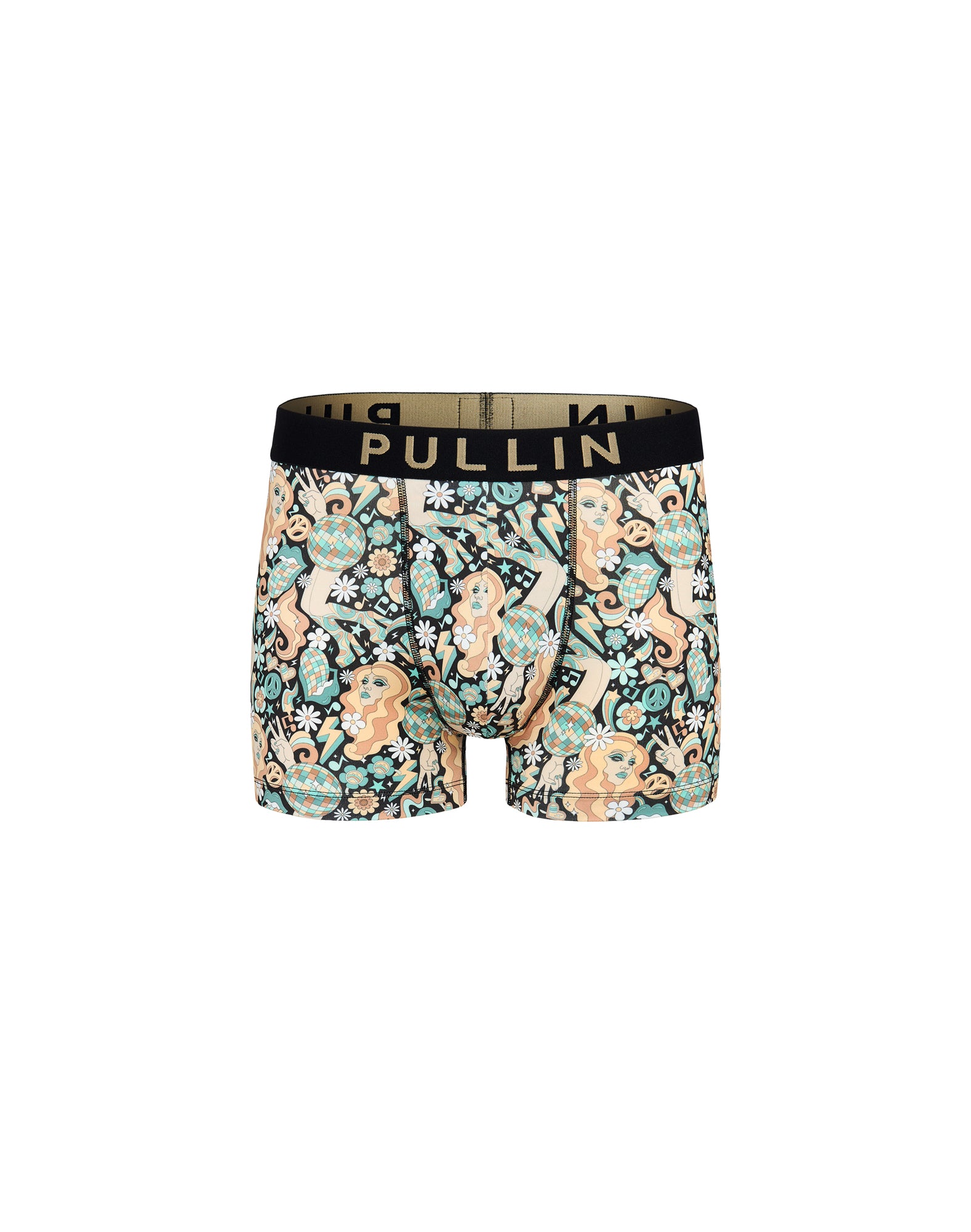 boxer court john PULLIN en lycra