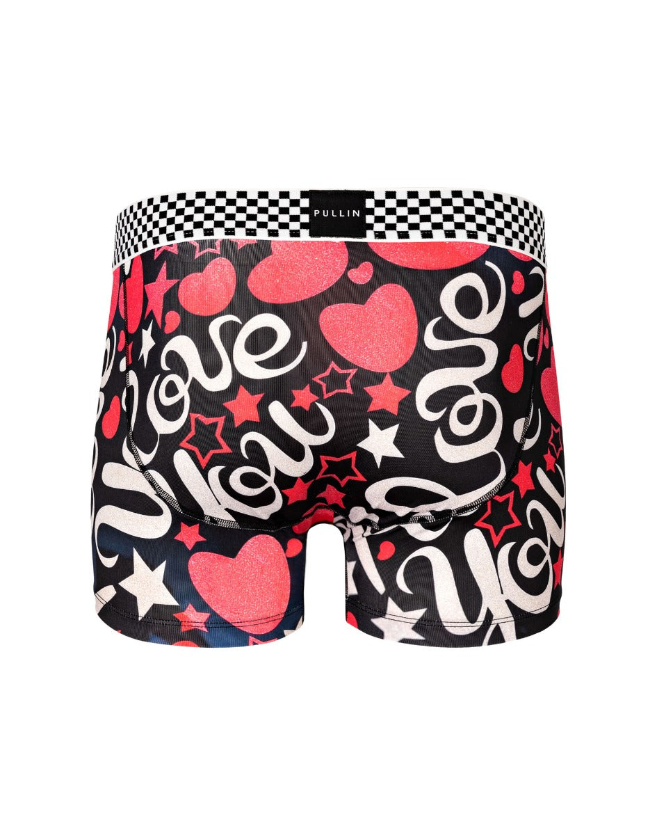 boxer court loveyou PULLIN en polyester
