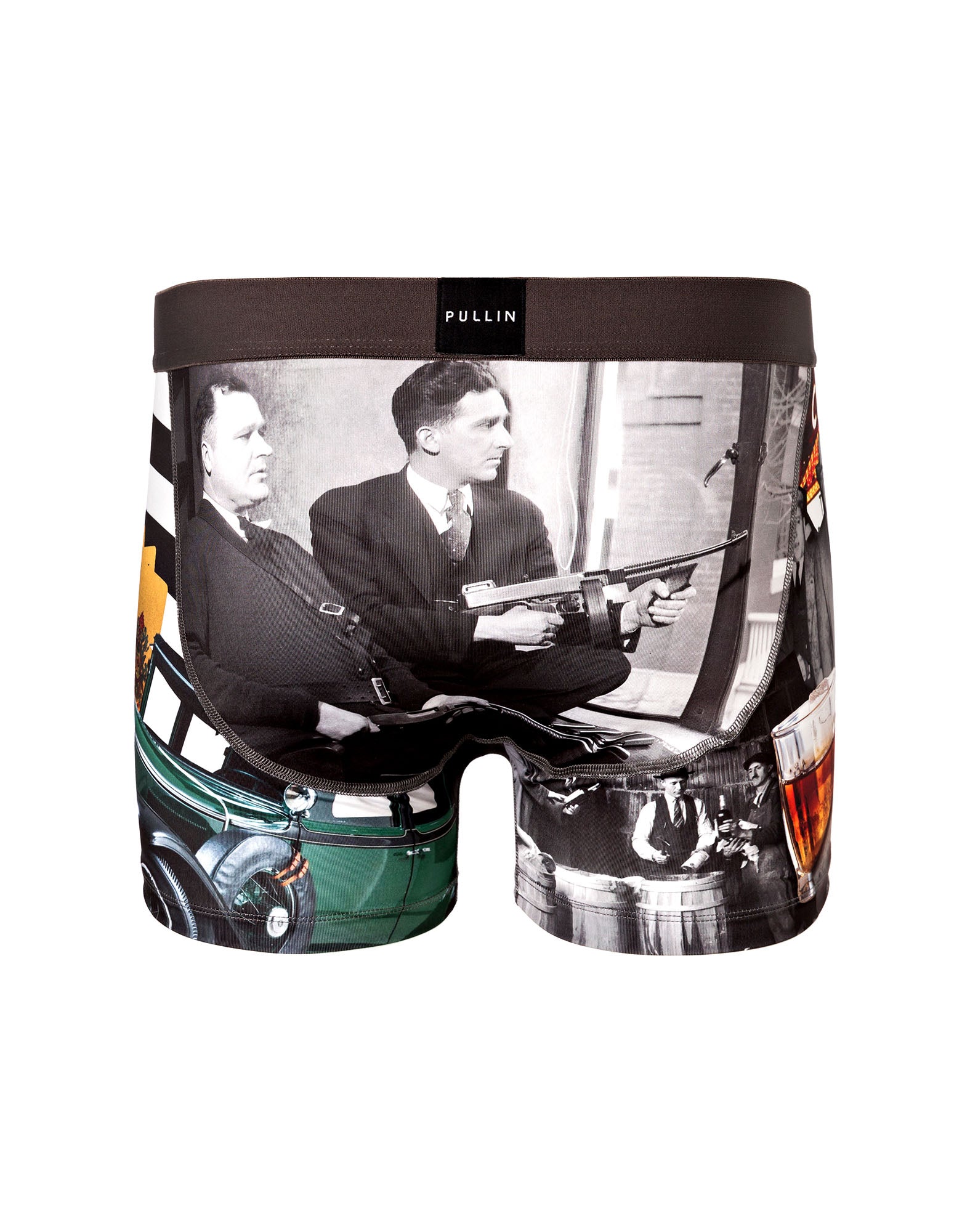 boxer court mafieux PULLIN en polyester