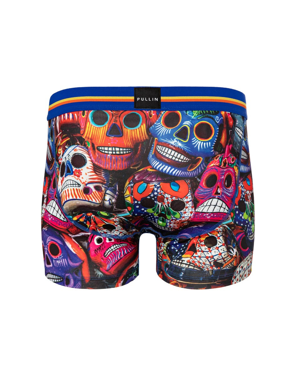 boxer court mejiskull PULLIN en lycra