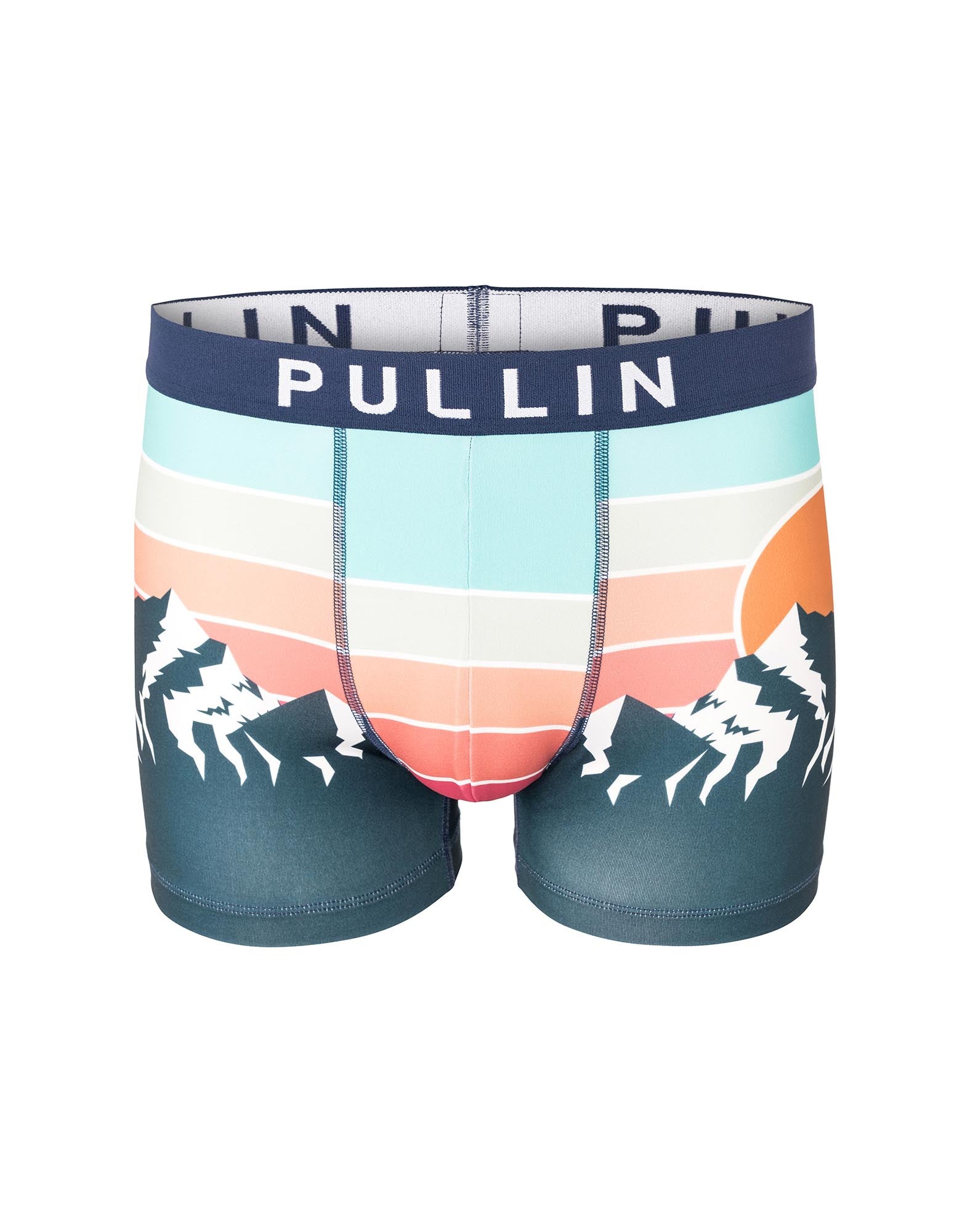 boxer homme imprimé boxer court mountainrise PULLIN en lycra