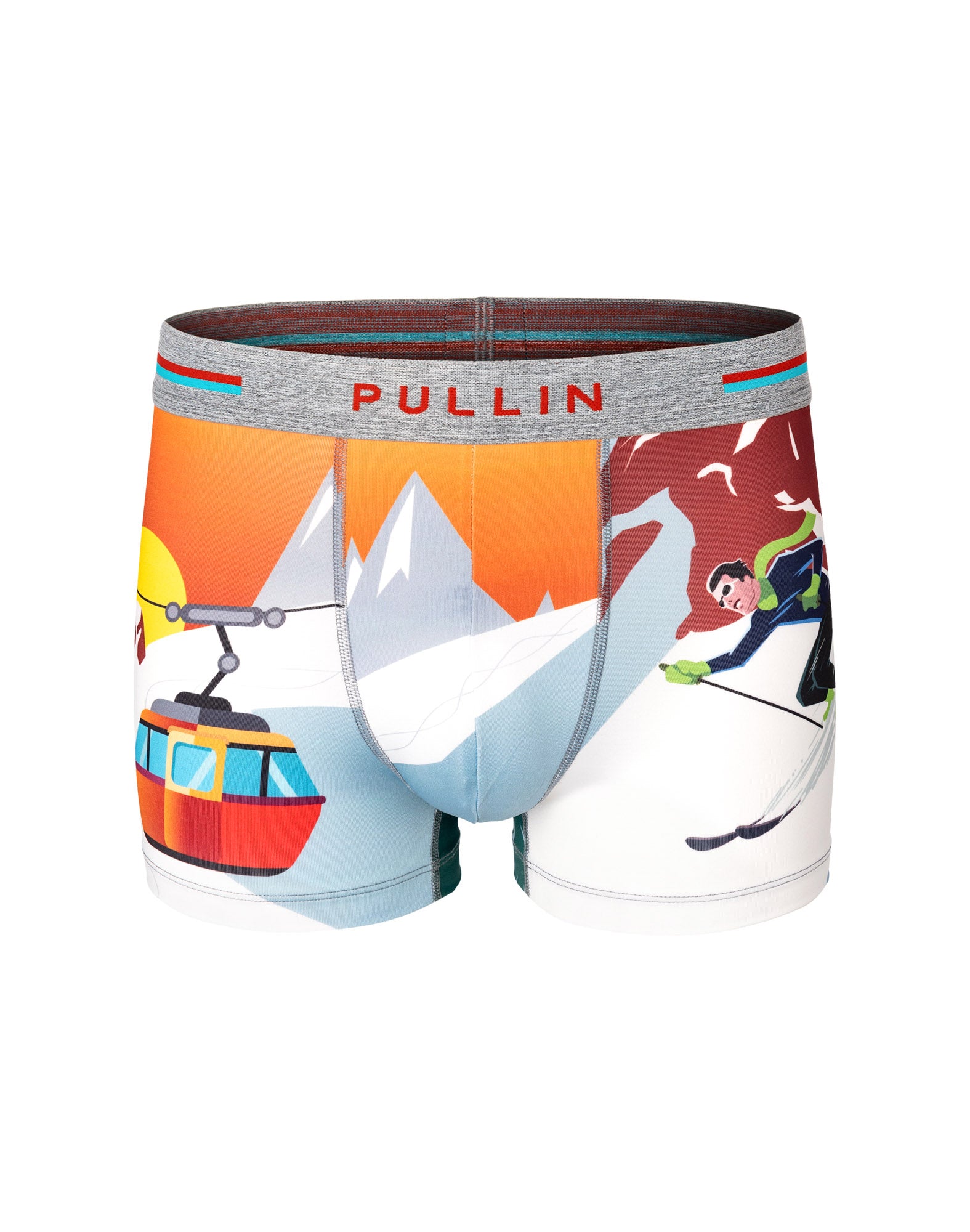 boxer court oldvintage PULLIN en polyester