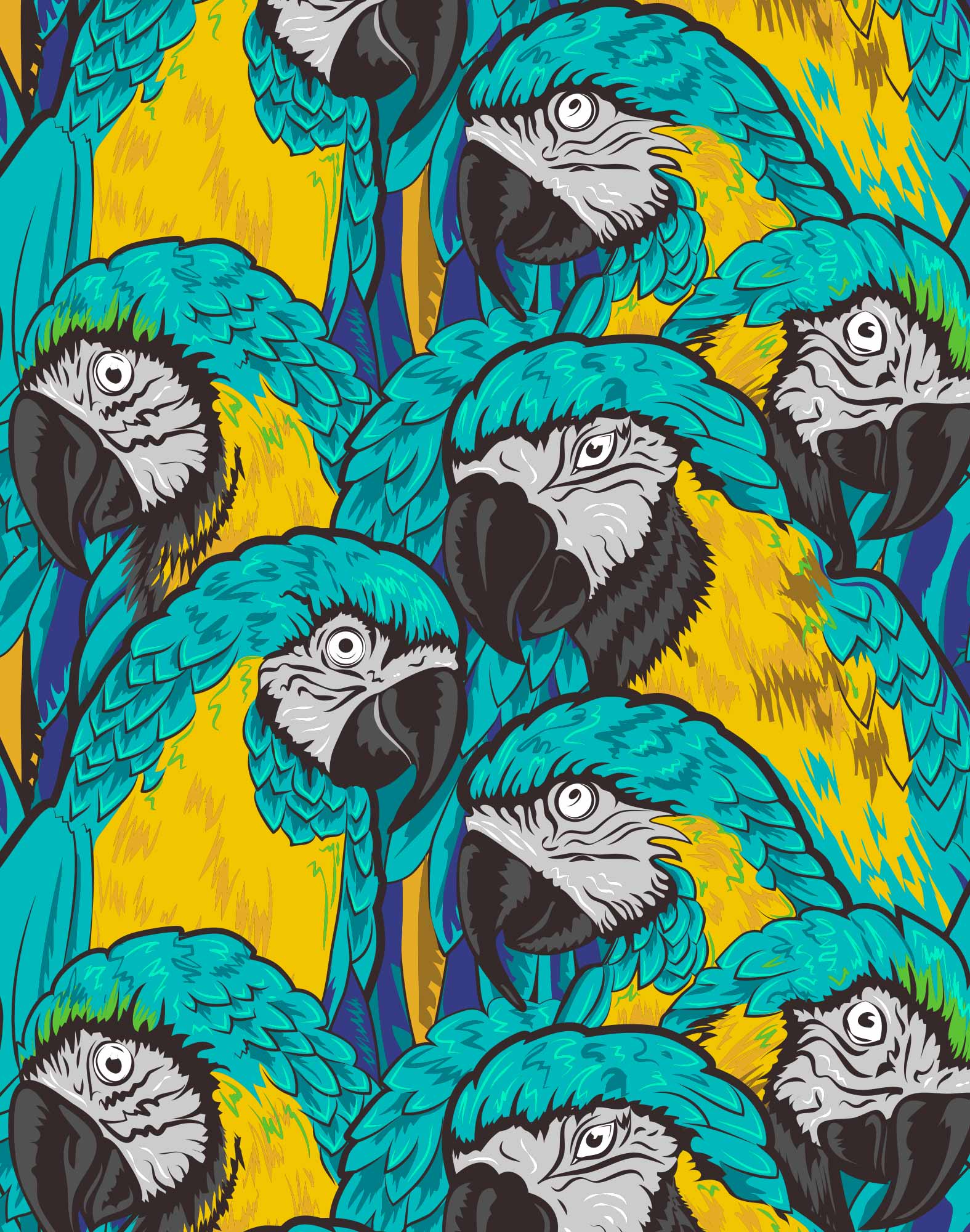 boxer court parrotpart PULLIN en lycra