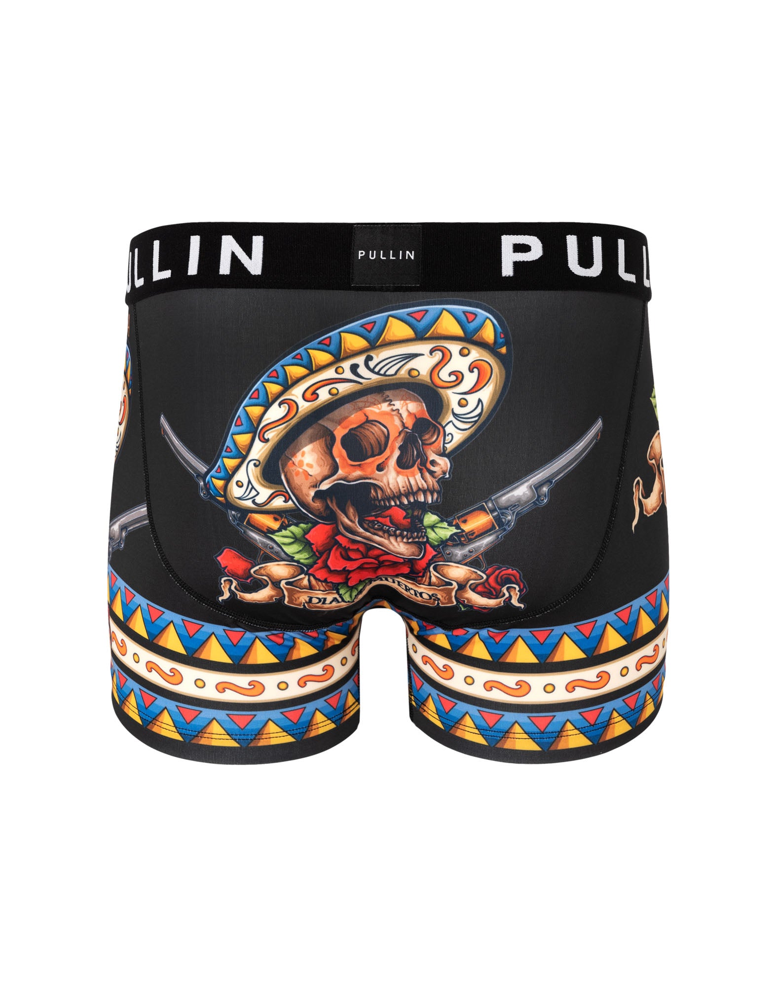 boxer homme imprimé boxer court patrulla PULLIN en lycra